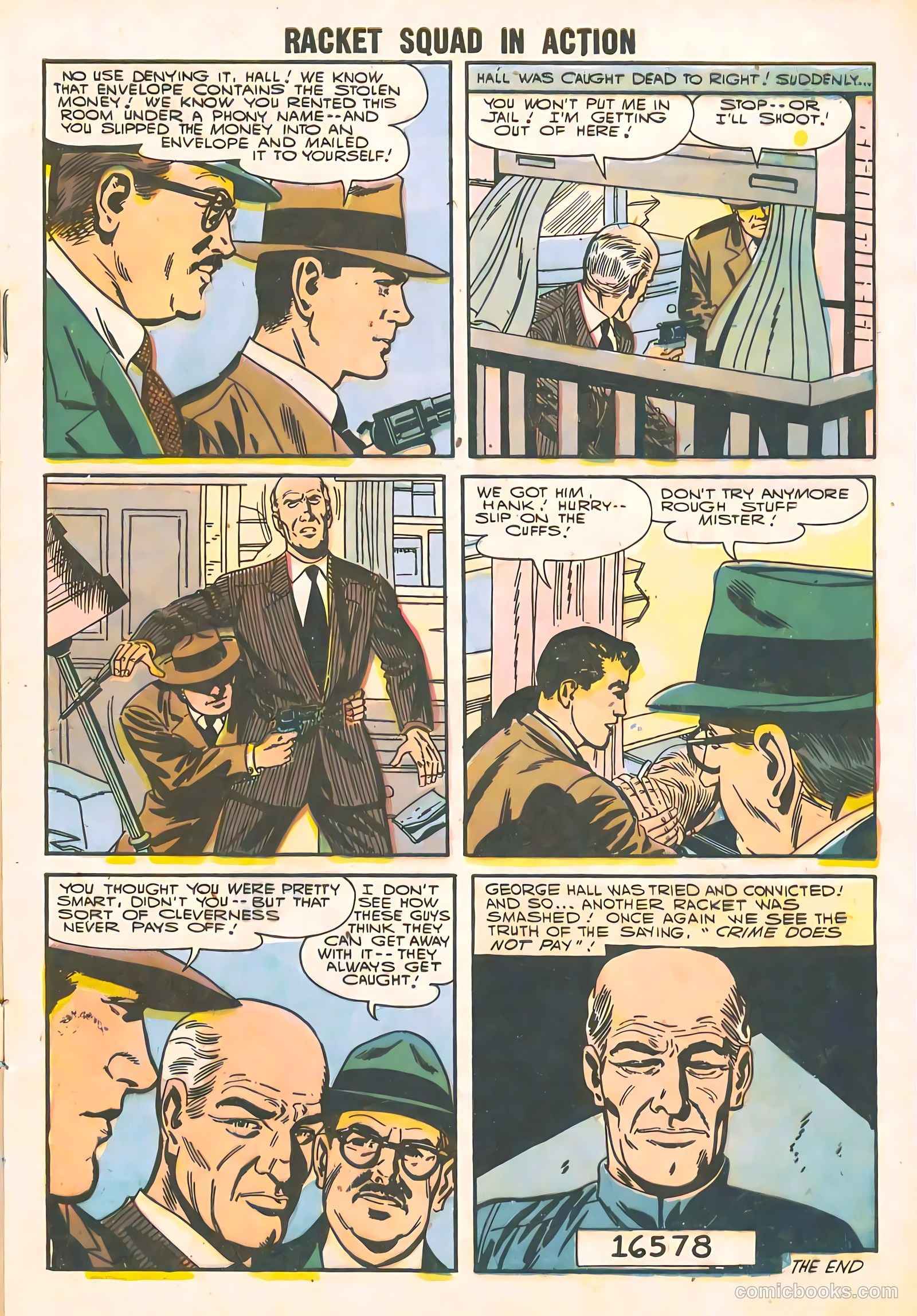 Racket Squad in Action #28 (1958) — page 9 of 36