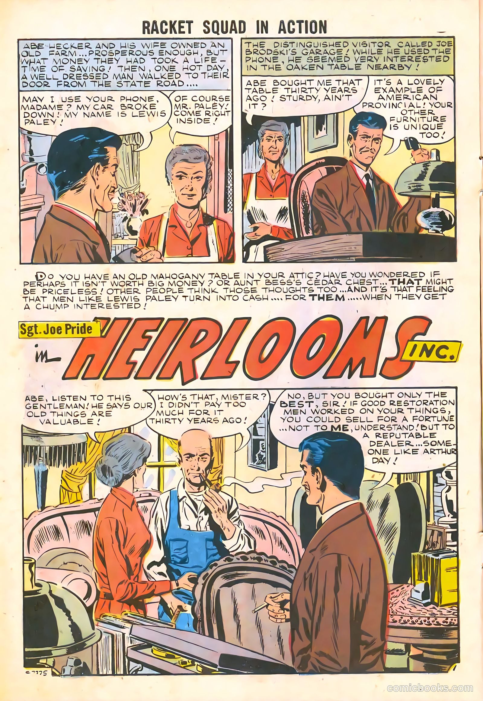 Racket Squad in Action #28 (1958) — page 10 of 36