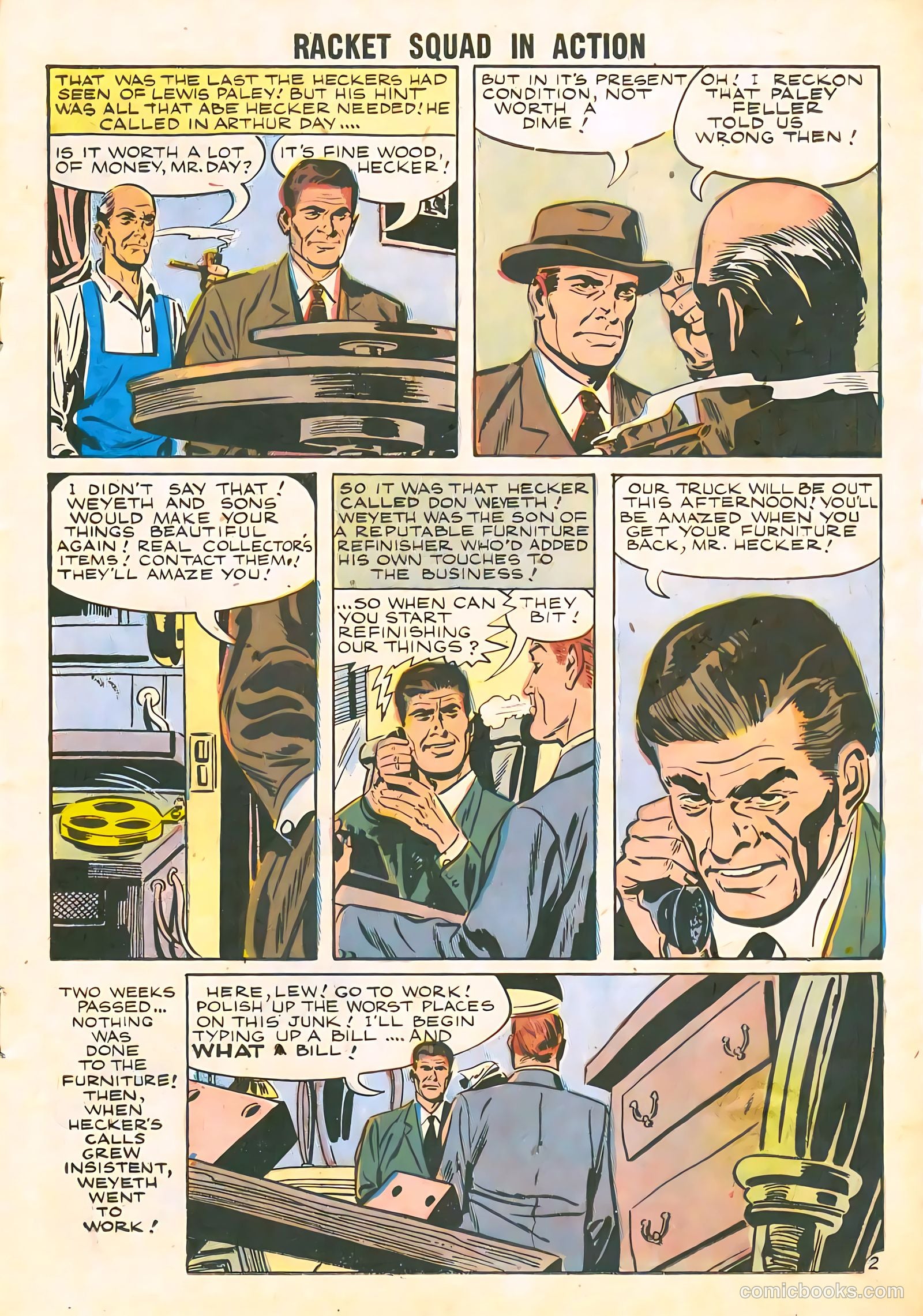Racket Squad in Action #28 (1958) — page 11 of 36