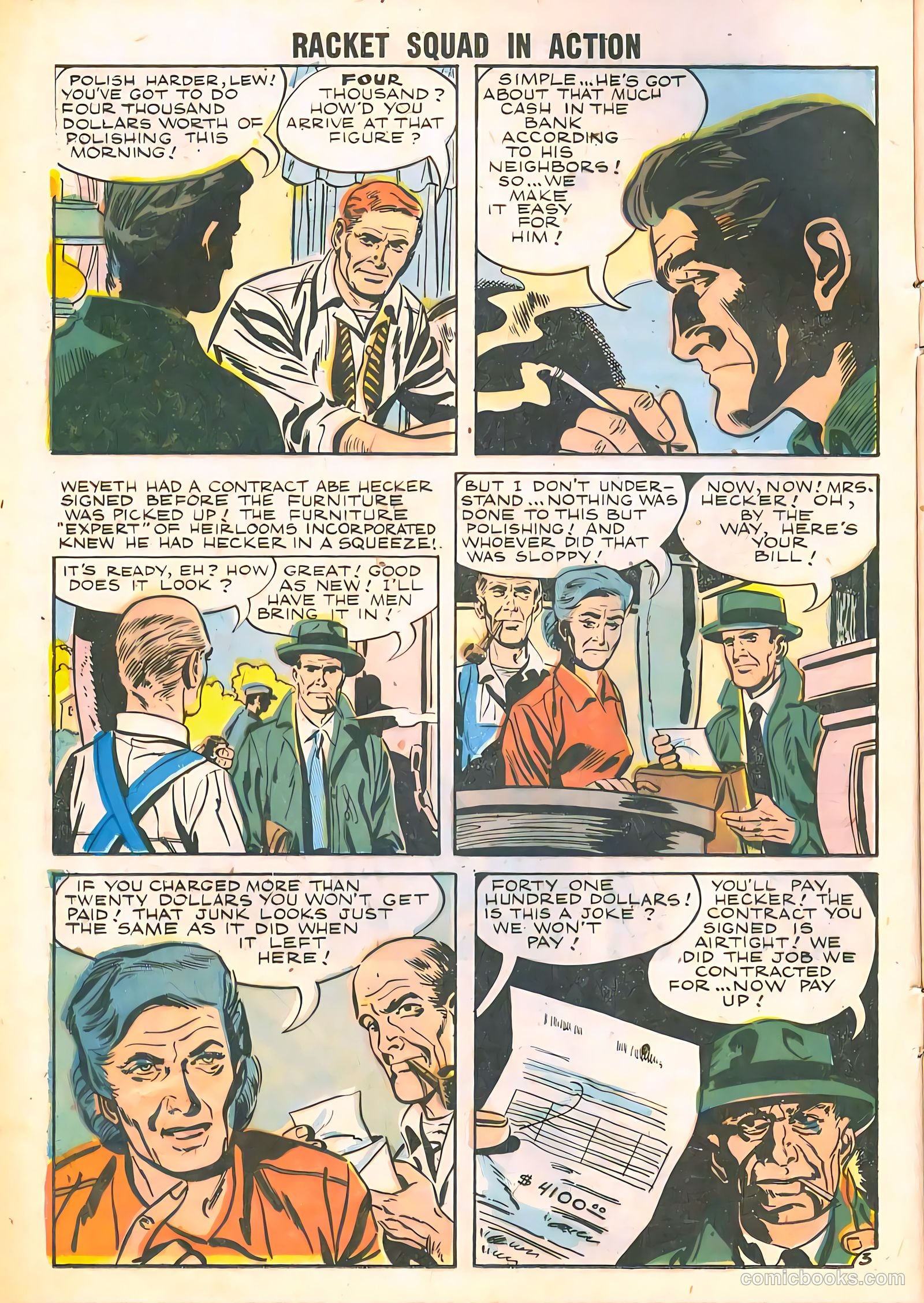 Racket Squad in Action #28 (1958) — page 12 of 36