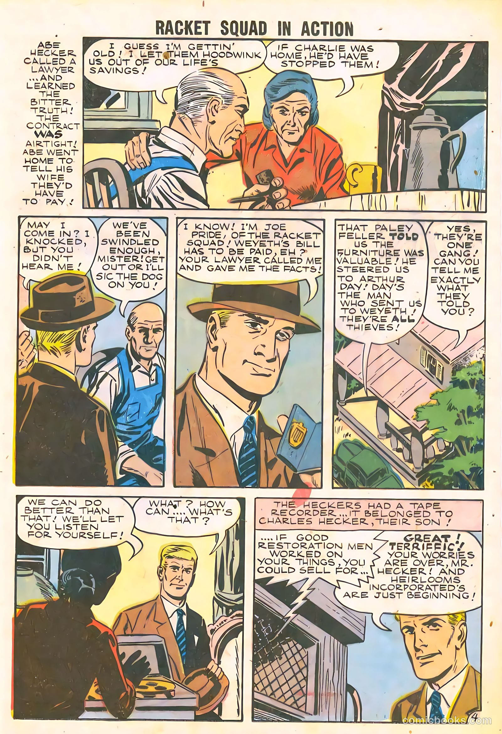 Racket Squad in Action #28 (1958) — page 13 of 36