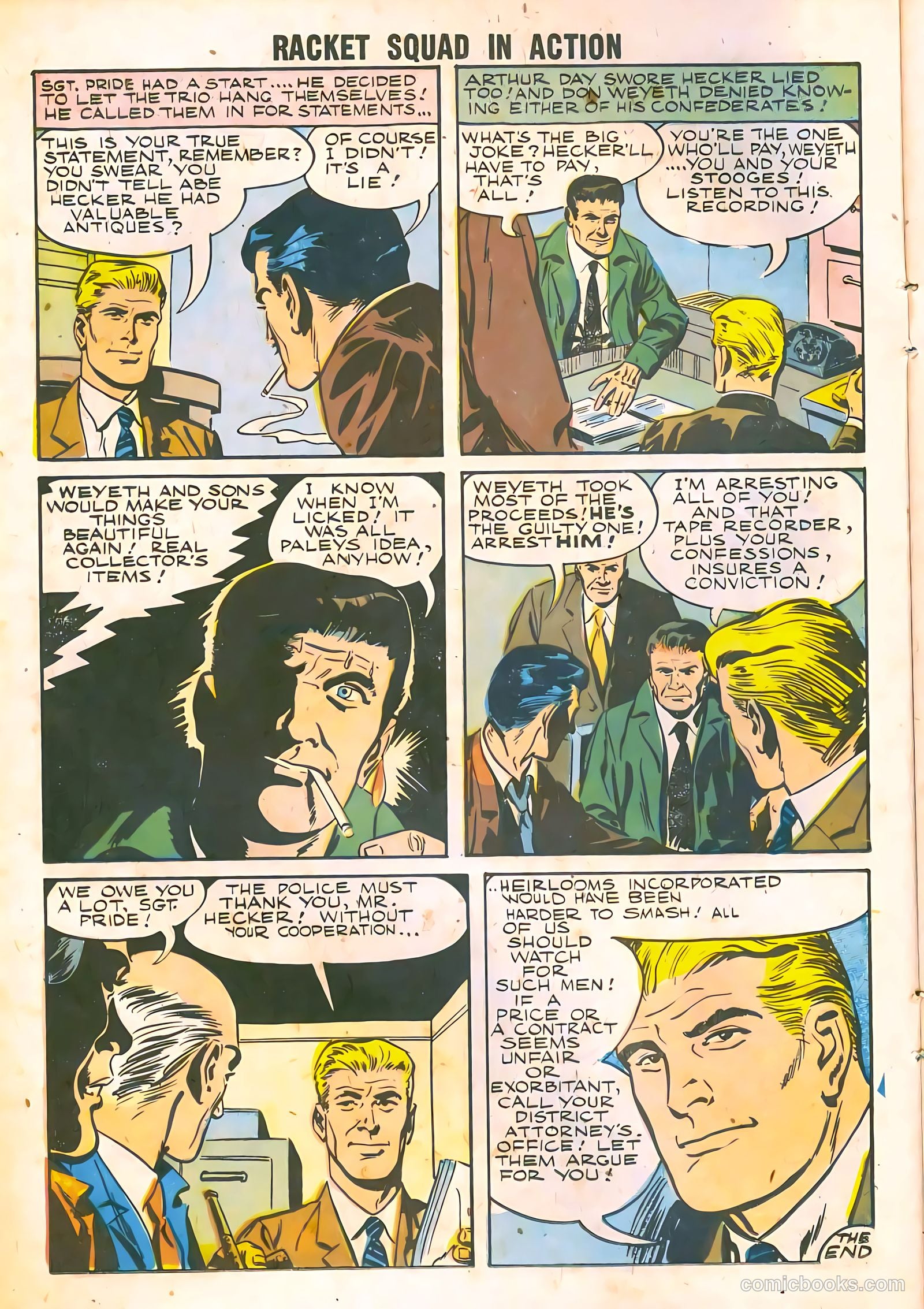 Racket Squad in Action #28 (1958) — page 14 of 36