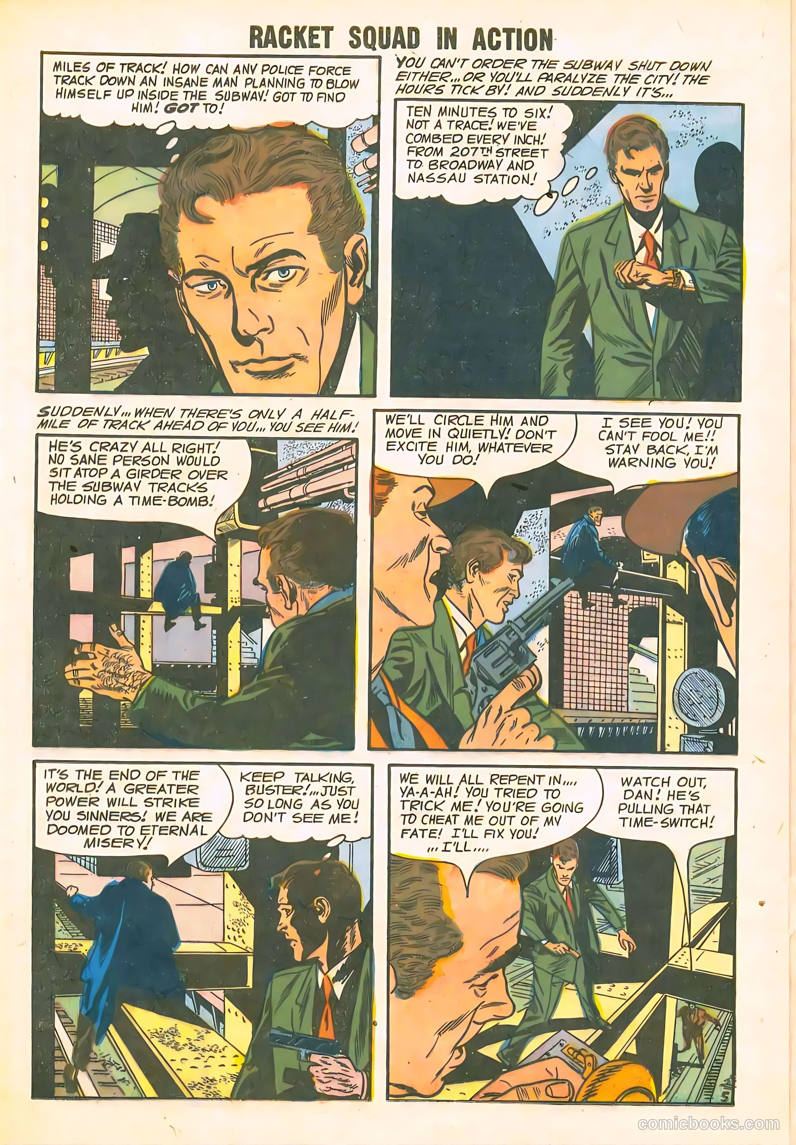Racket Squad in Action #28 (1958) — page 20 of 36