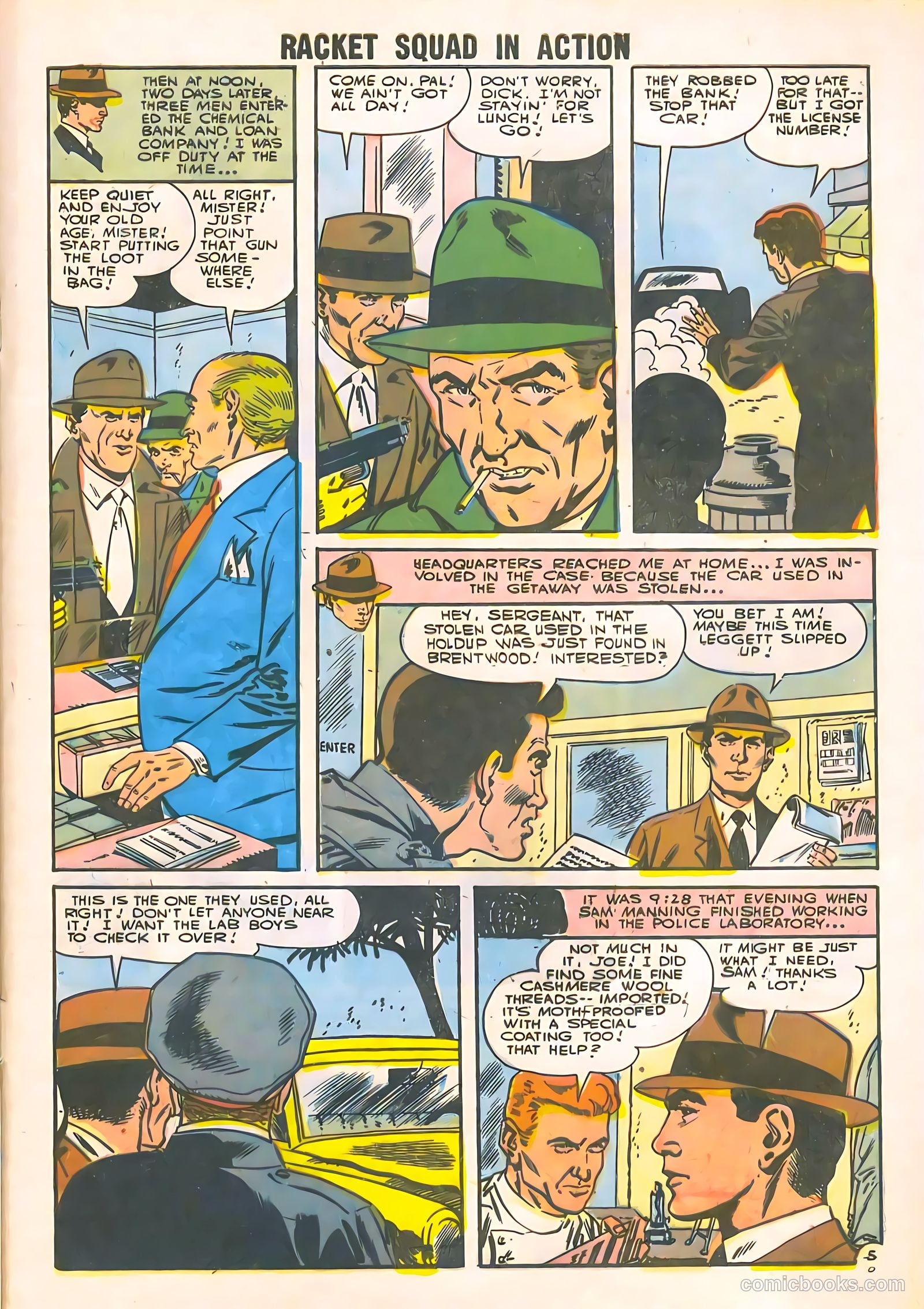 Racket Squad in Action #28 (1958) — page 29 of 36