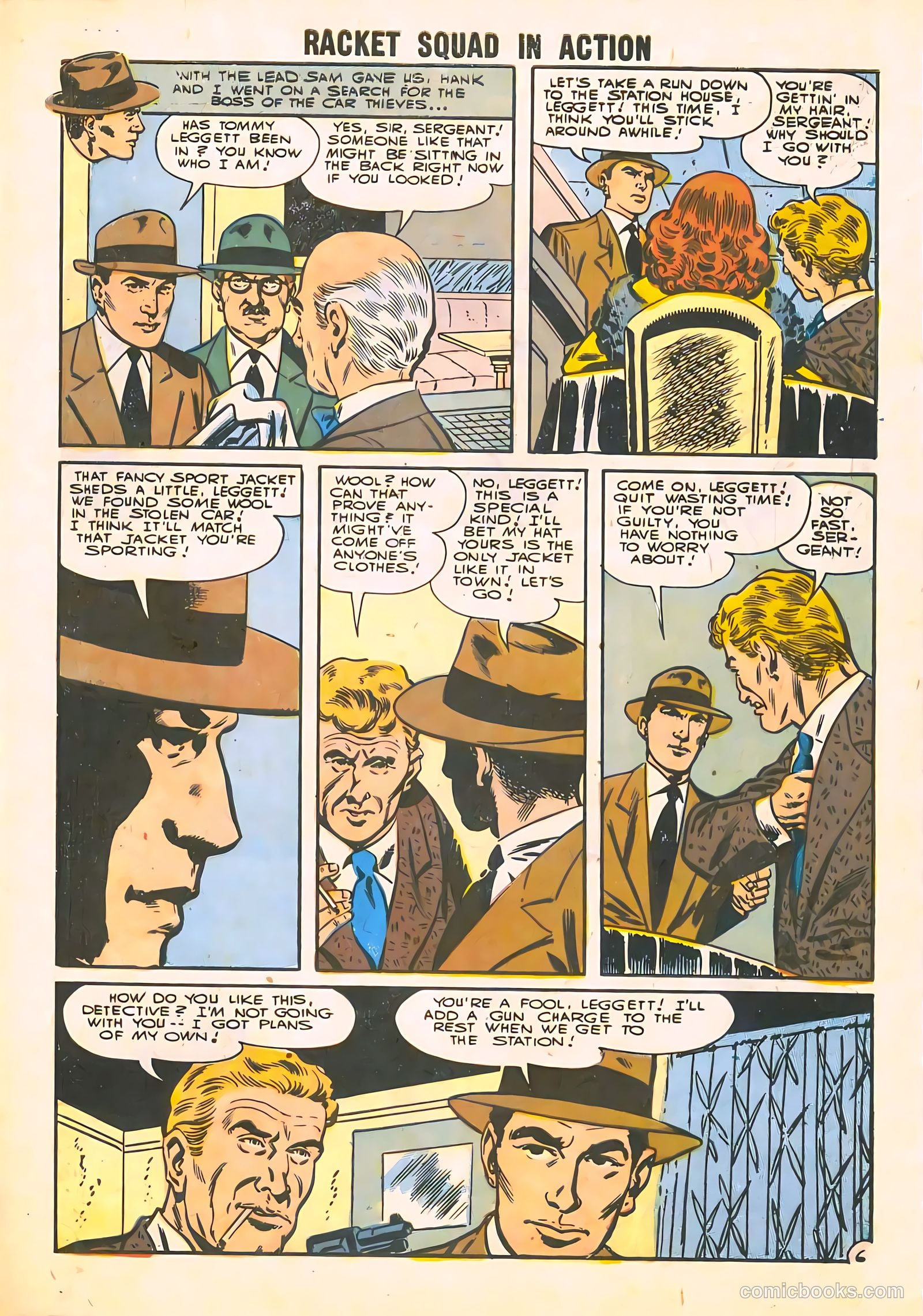 Racket Squad in Action #28 (1958) — page 30 of 36