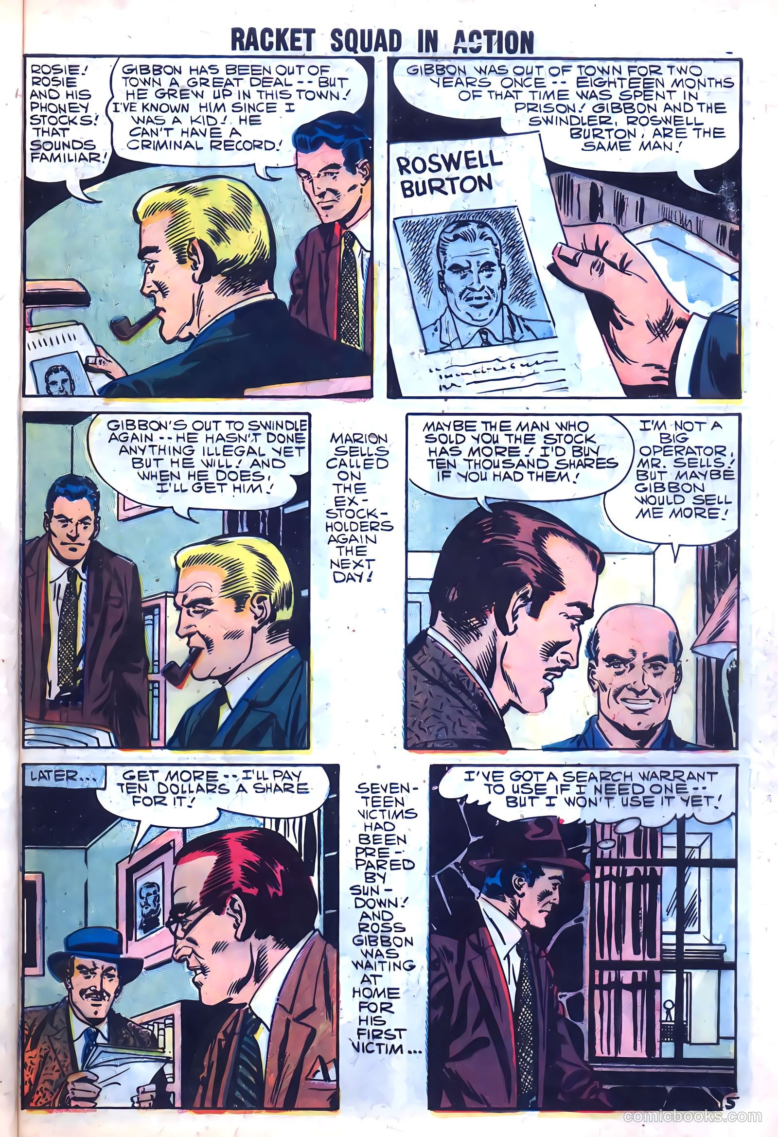 Racket Squad in Action #29 (1958) — page 7 of 68
