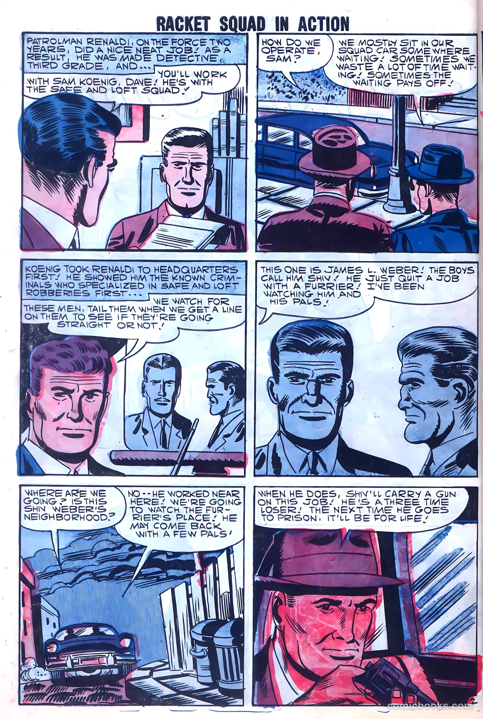 Racket Squad in Action #29 (1958) — page 18 of 68