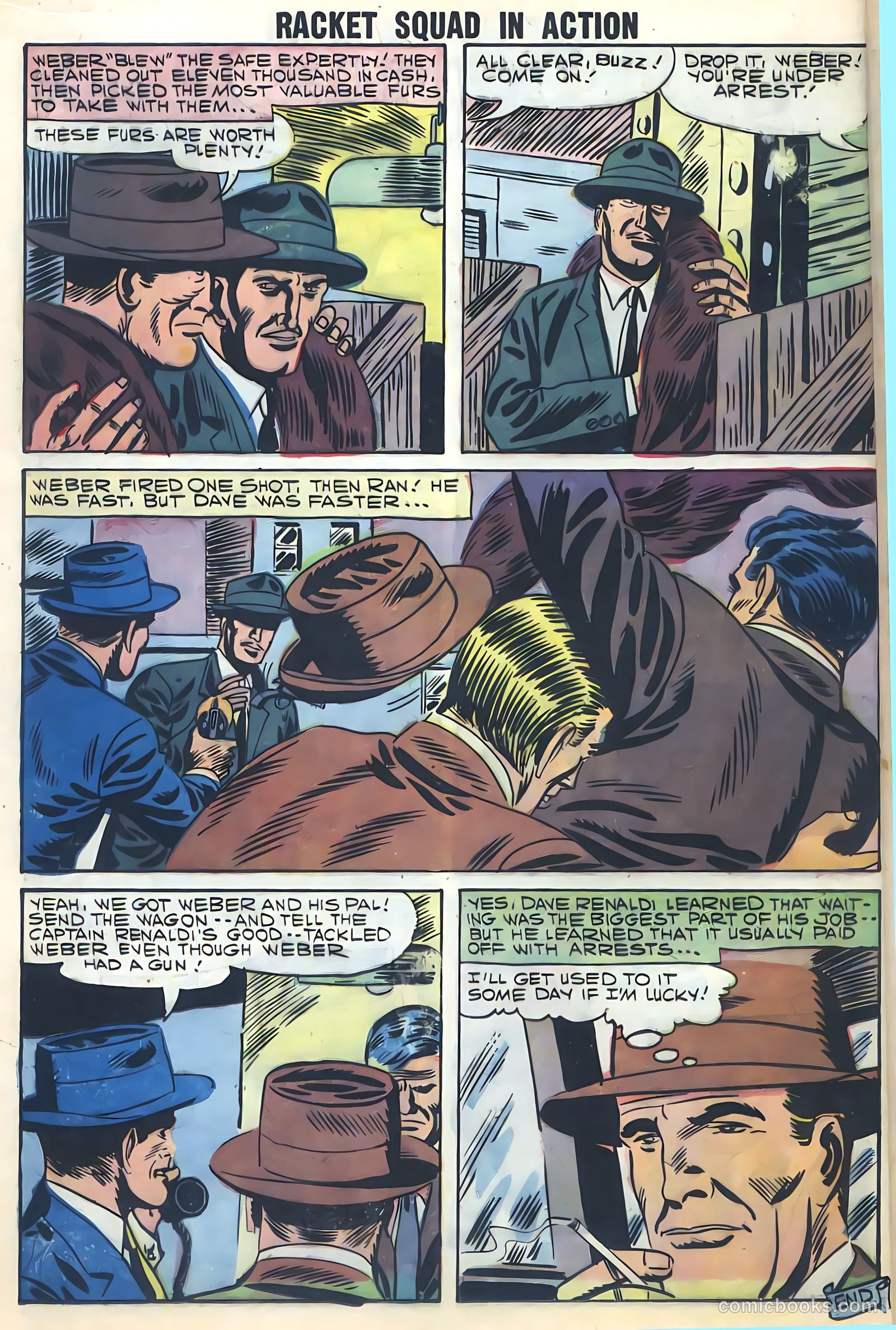 Racket Squad in Action #29 (1958) — page 20 of 68