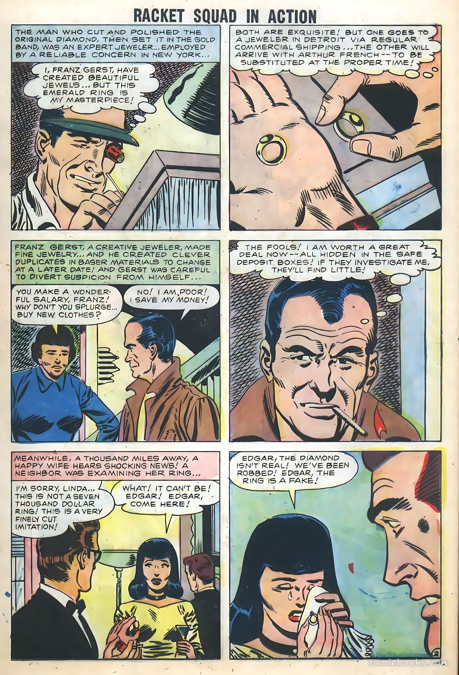 Racket Squad in Action #29 (1958) — page 23 of 68