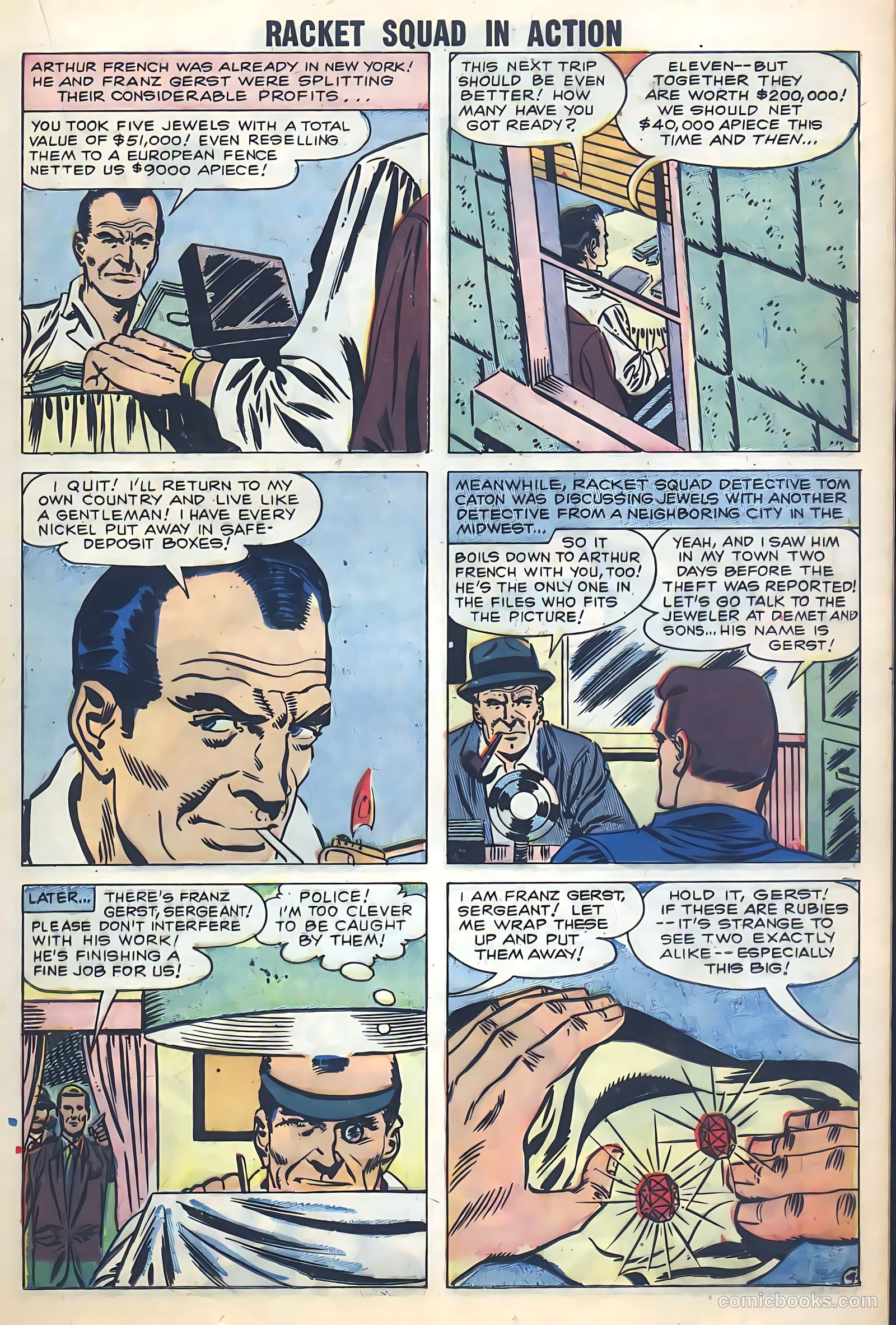 Racket Squad in Action #29 (1958) — page 25 of 68