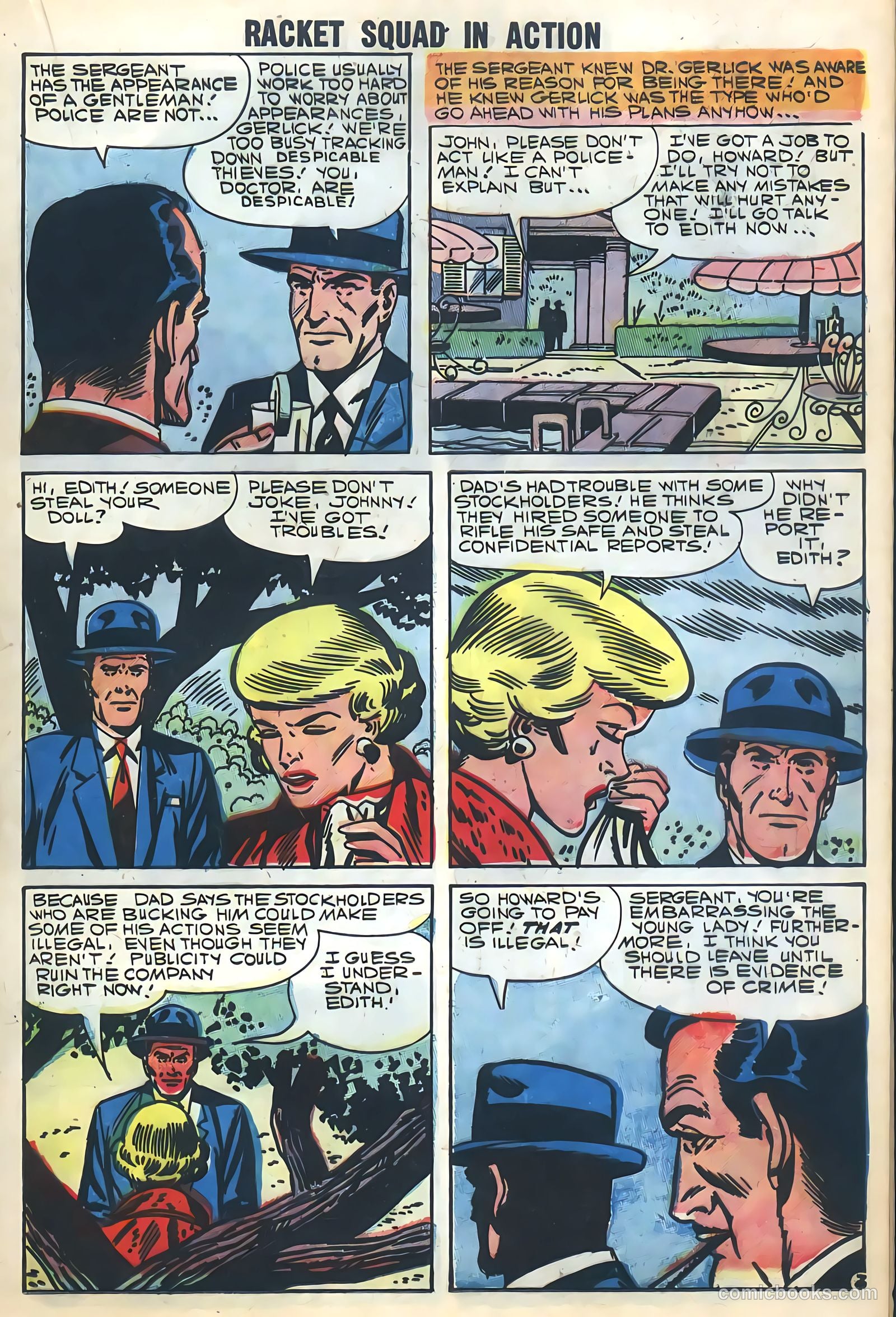 Racket Squad in Action #29 (1958) — page 31 of 68