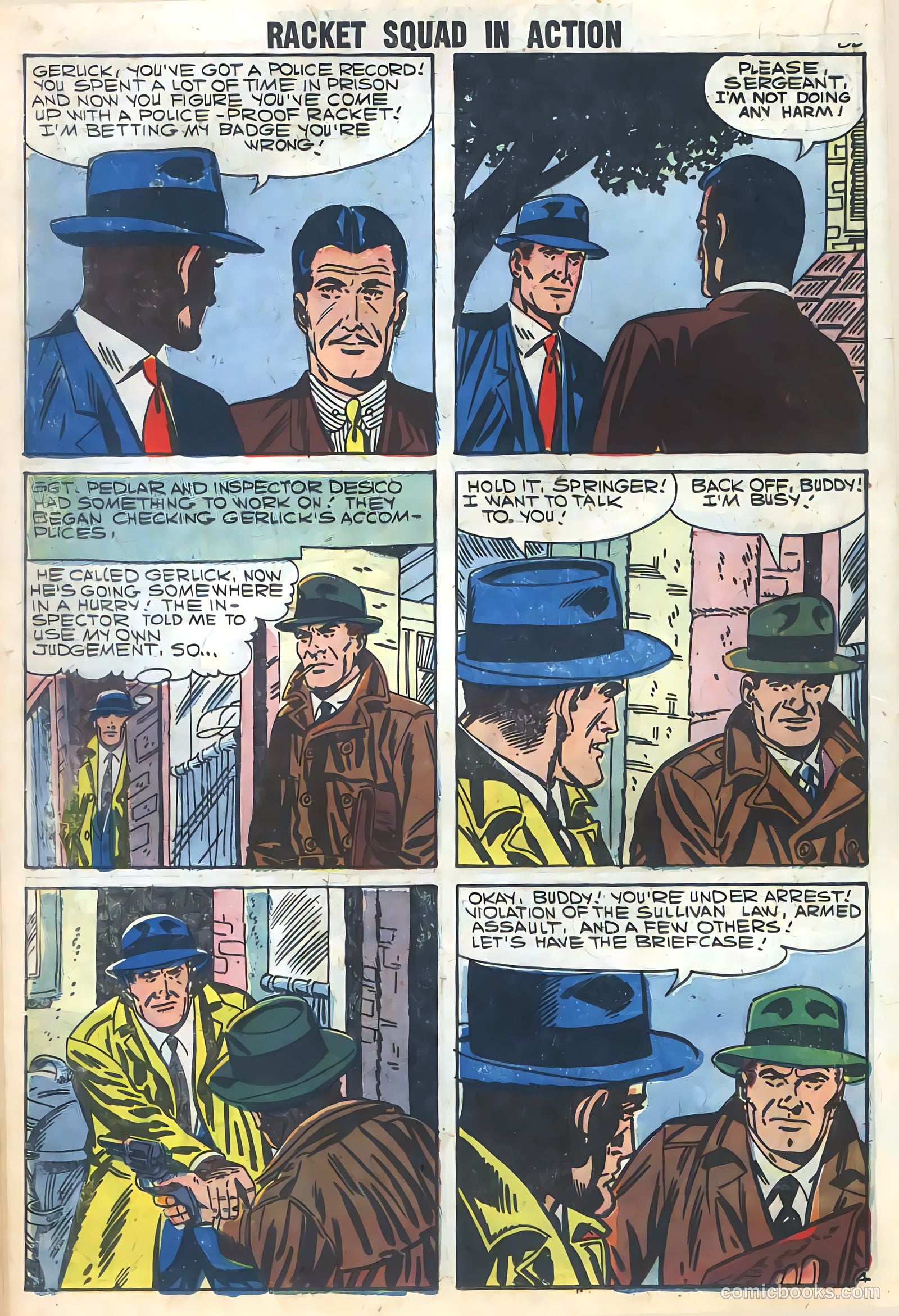 Racket Squad in Action #29 (1958) — page 32 of 68