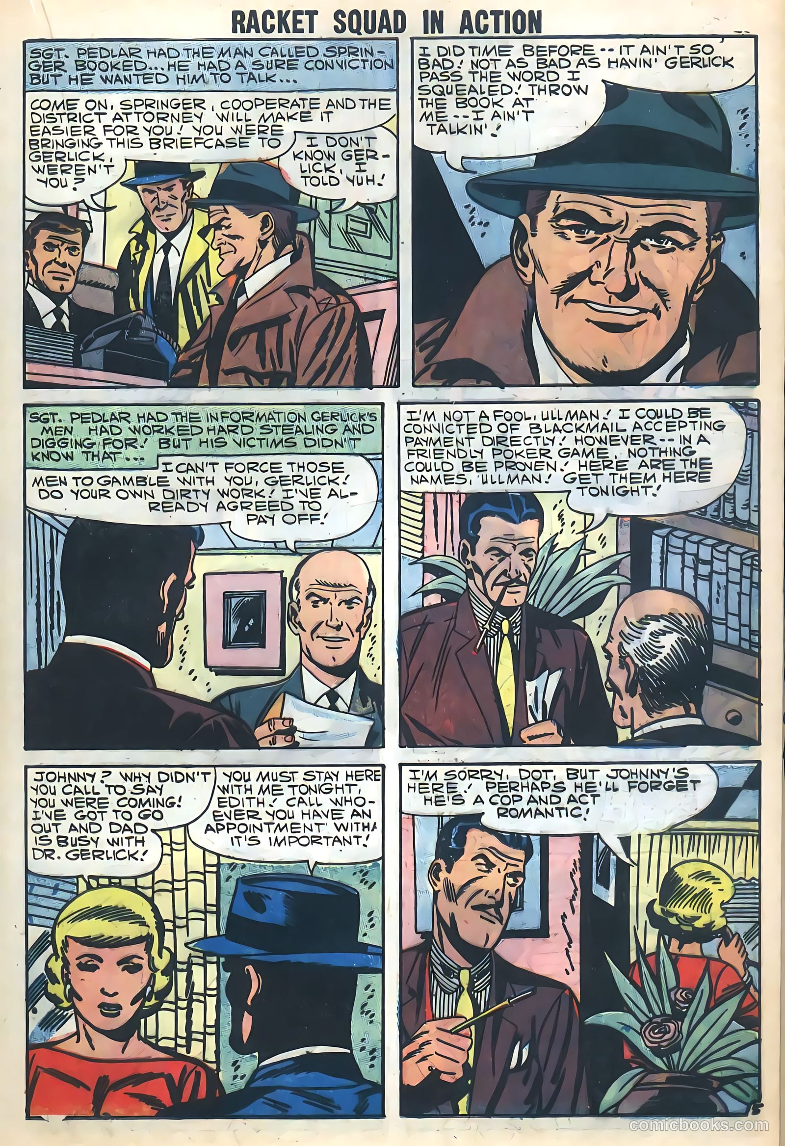Racket Squad in Action #29 (1958) — page 33 of 68
