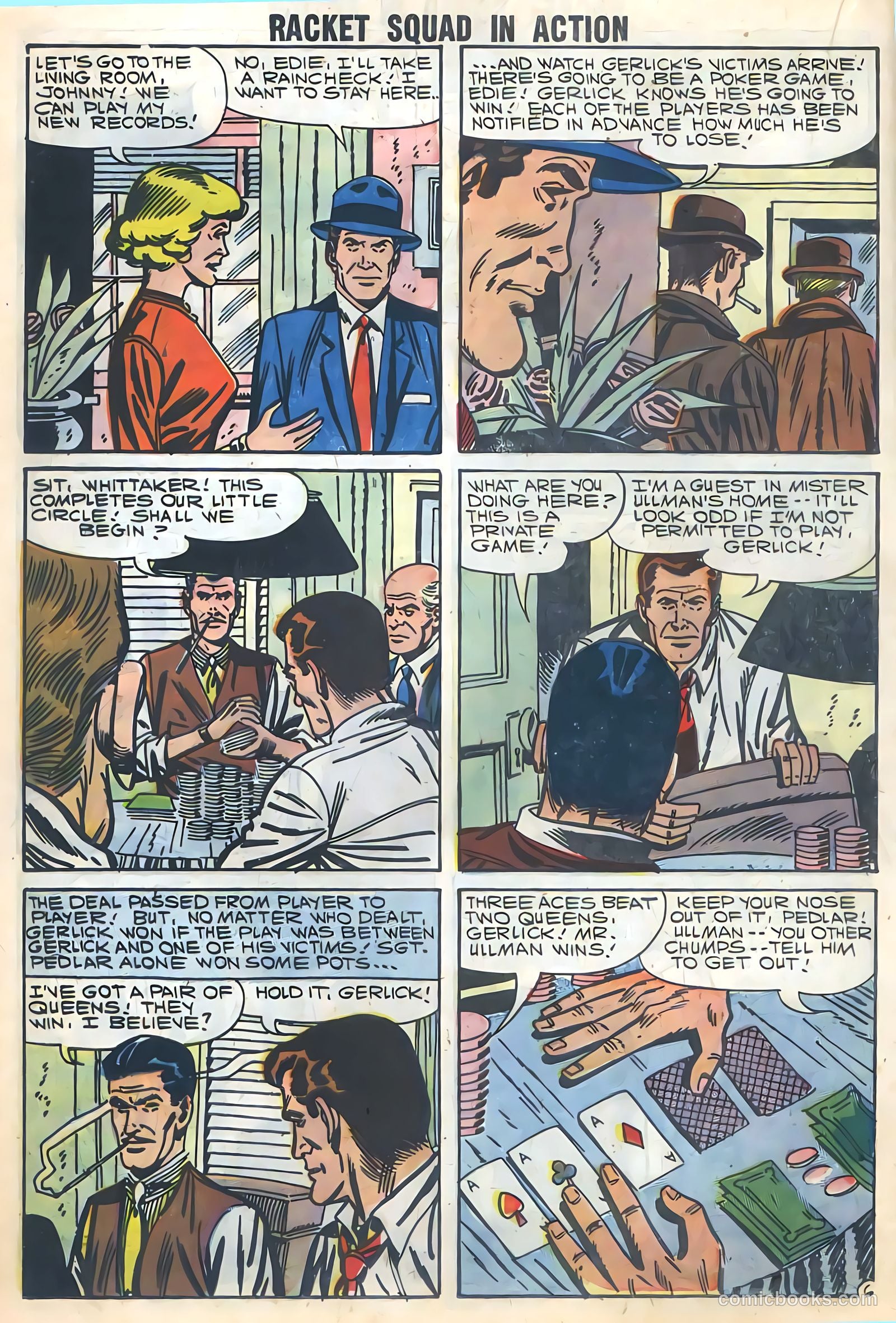 Racket Squad in Action #29 (1958) — page 34 of 68