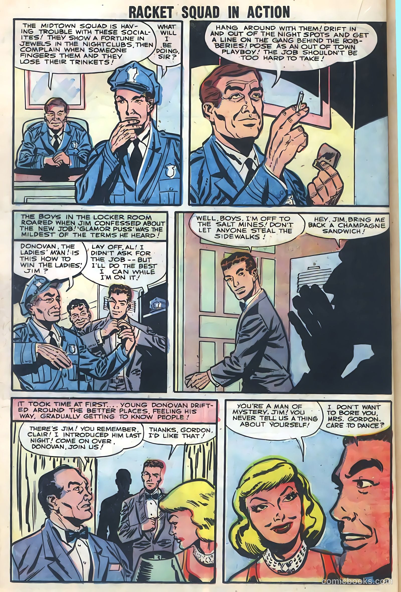 Racket Squad in Action #29 (1958) — page 38 of 68