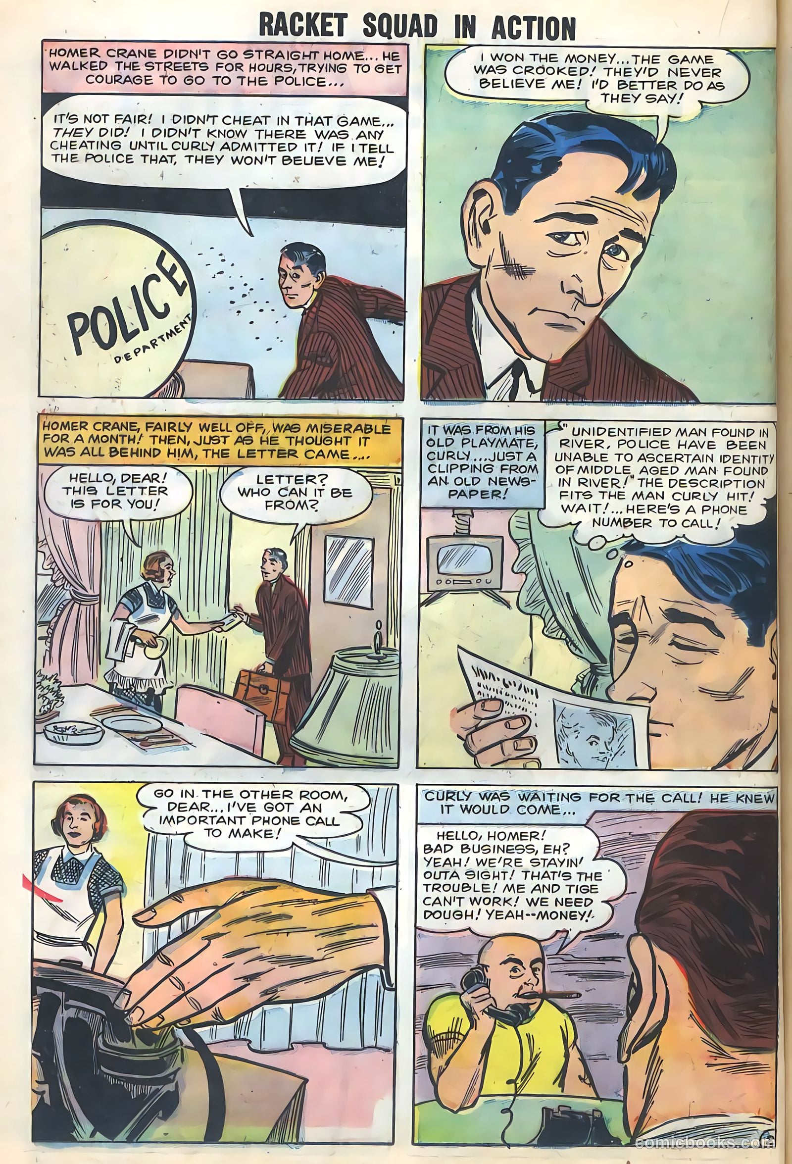 Racket Squad in Action #29 (1958) — page 44 of 68