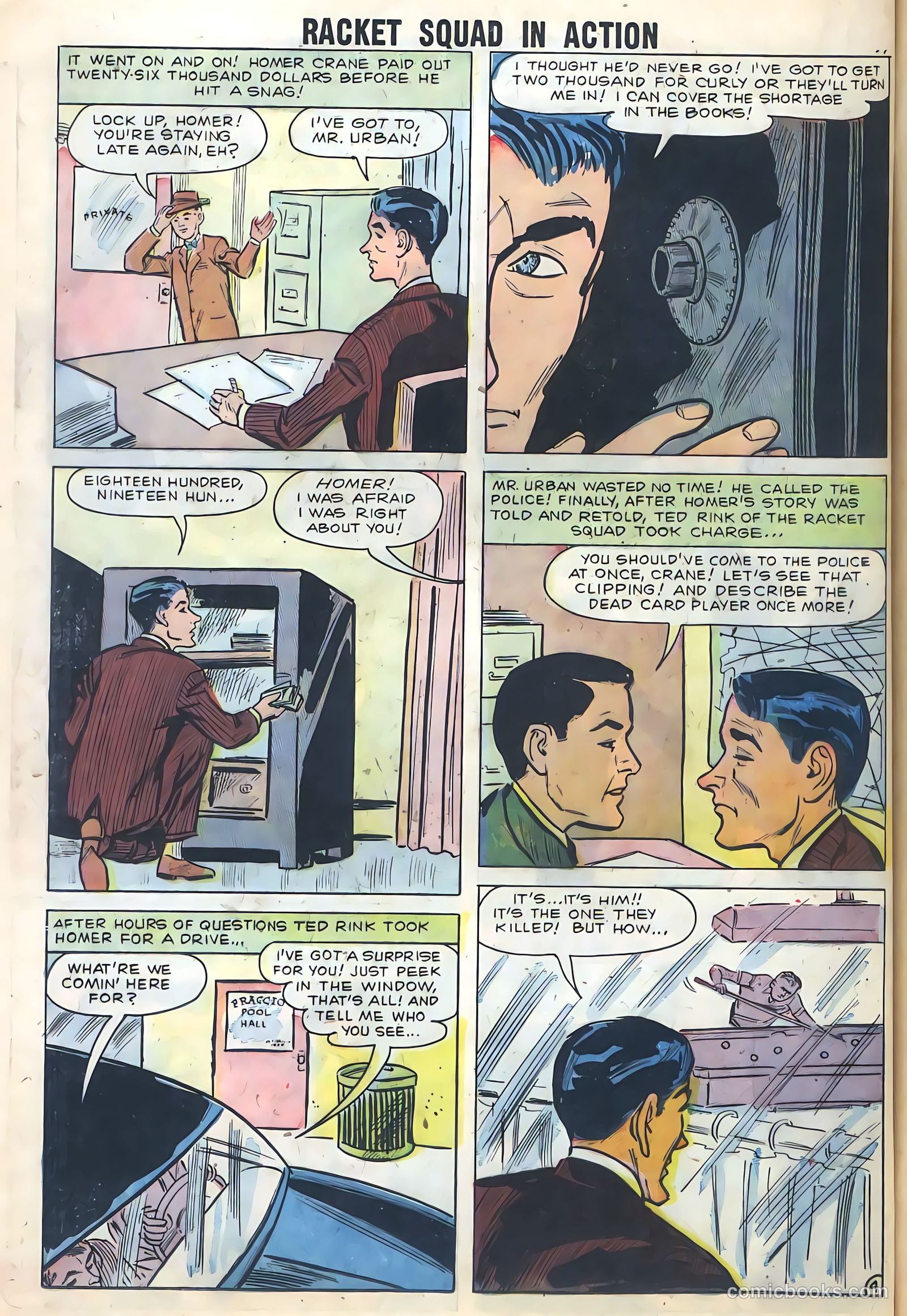 Racket Squad in Action #29 (1958) — page 46 of 68