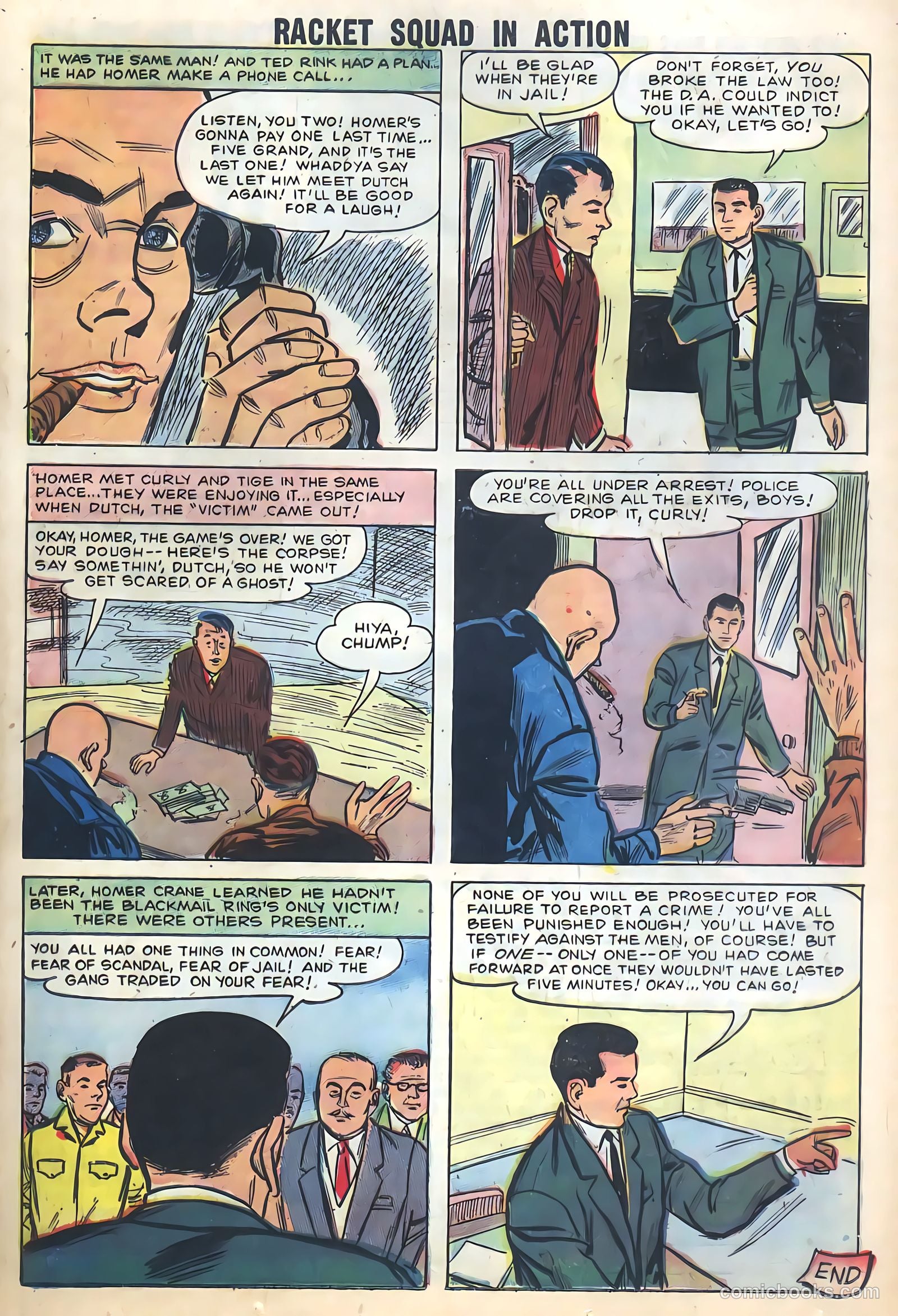 Racket Squad in Action #29 (1958) — page 47 of 68