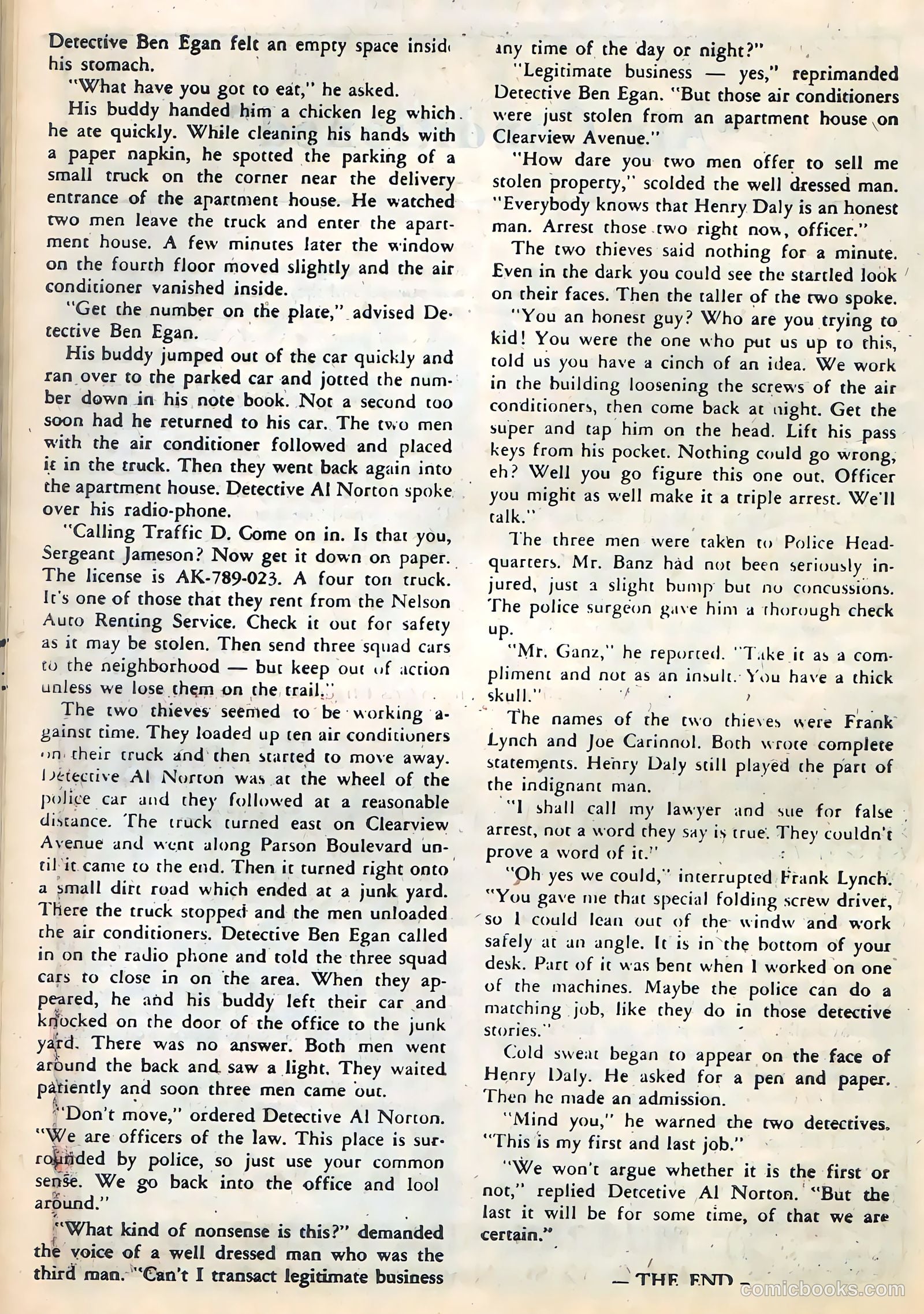 Racket Squad in Action #29 (1958) — page 52 of 68