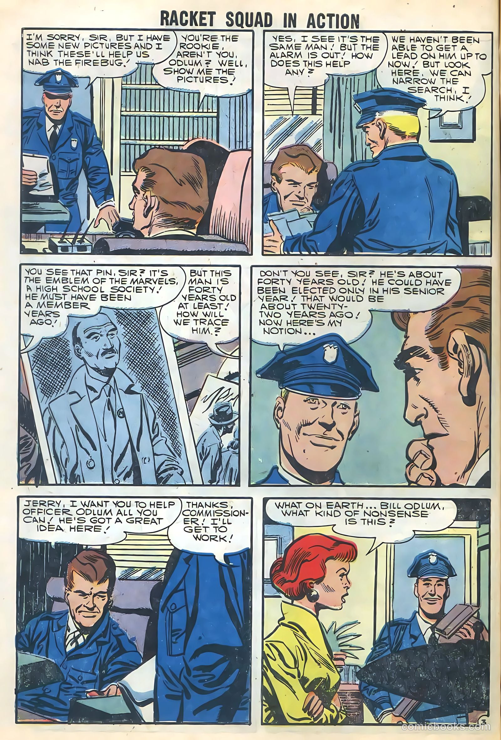Racket Squad in Action #29 (1958) — page 56 of 68