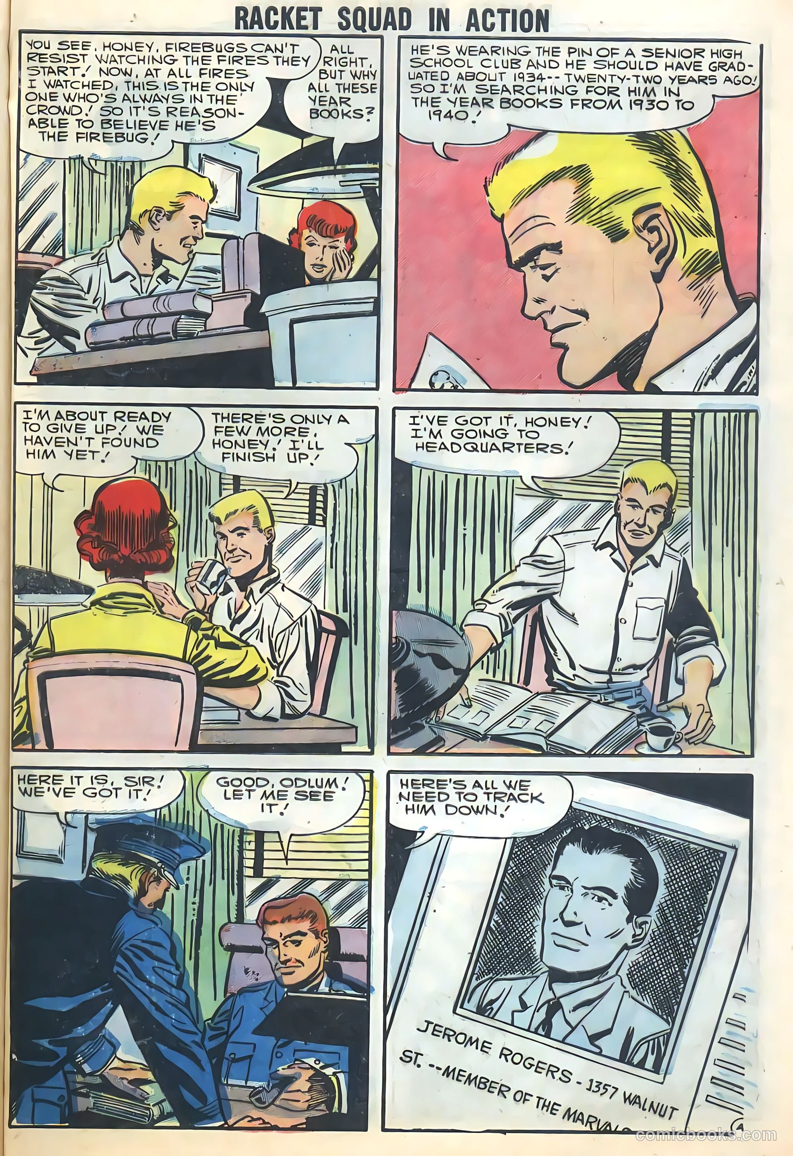 Racket Squad in Action #29 (1958) — page 57 of 68