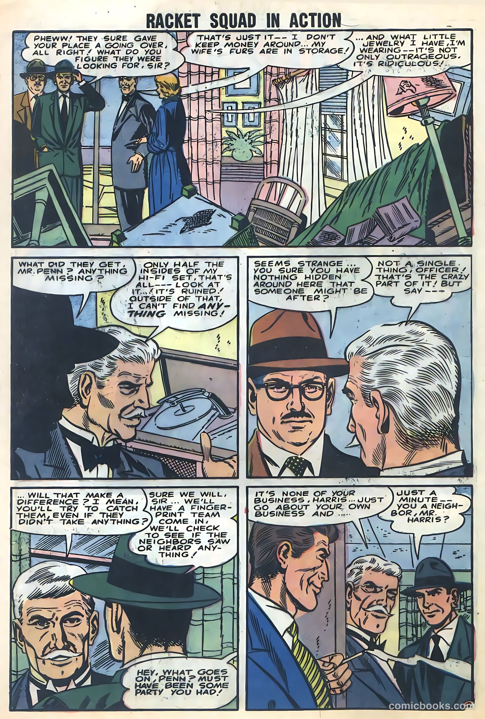 Racket Squad in Action #29 (1958) — page 60 of 68