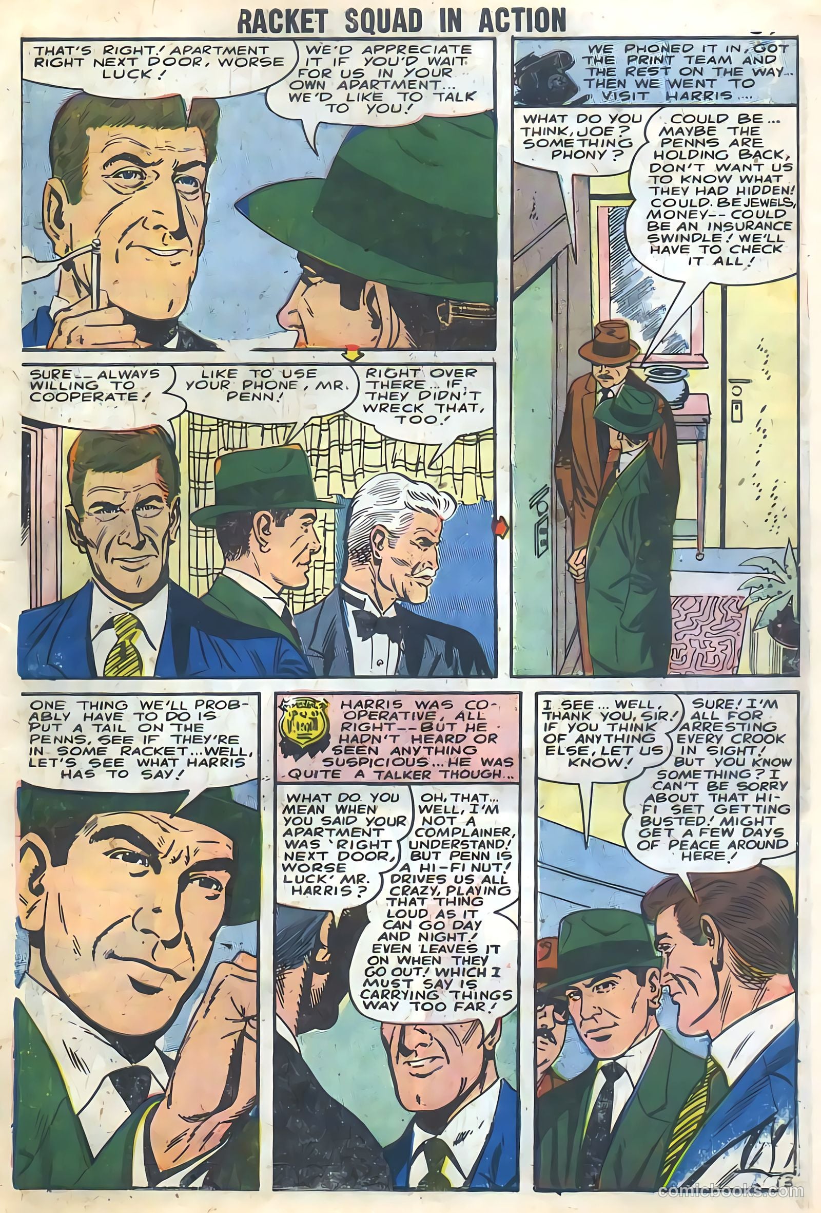 Racket Squad in Action #29 (1958) — page 61 of 68