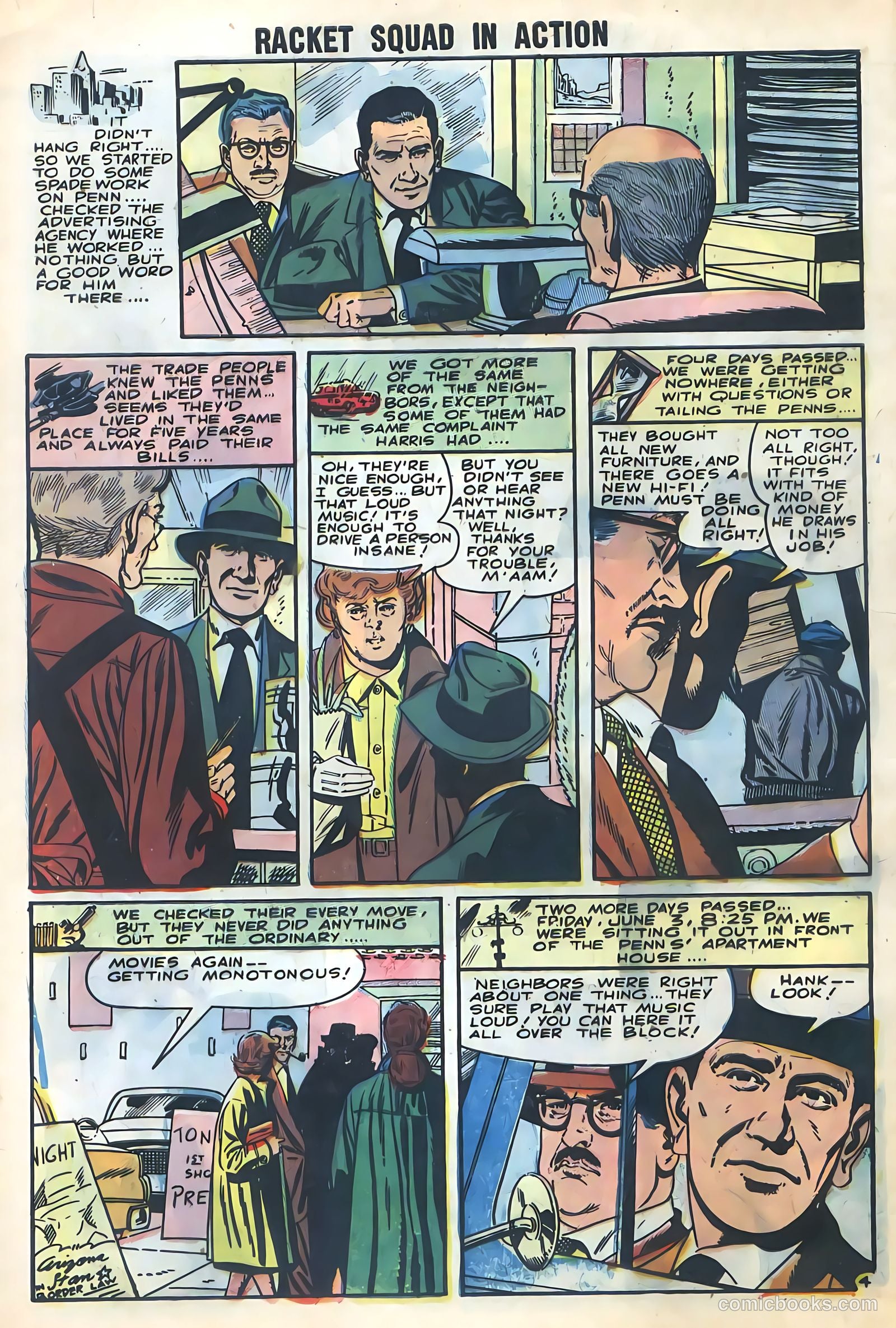 Racket Squad in Action #29 (1958) — page 62 of 68