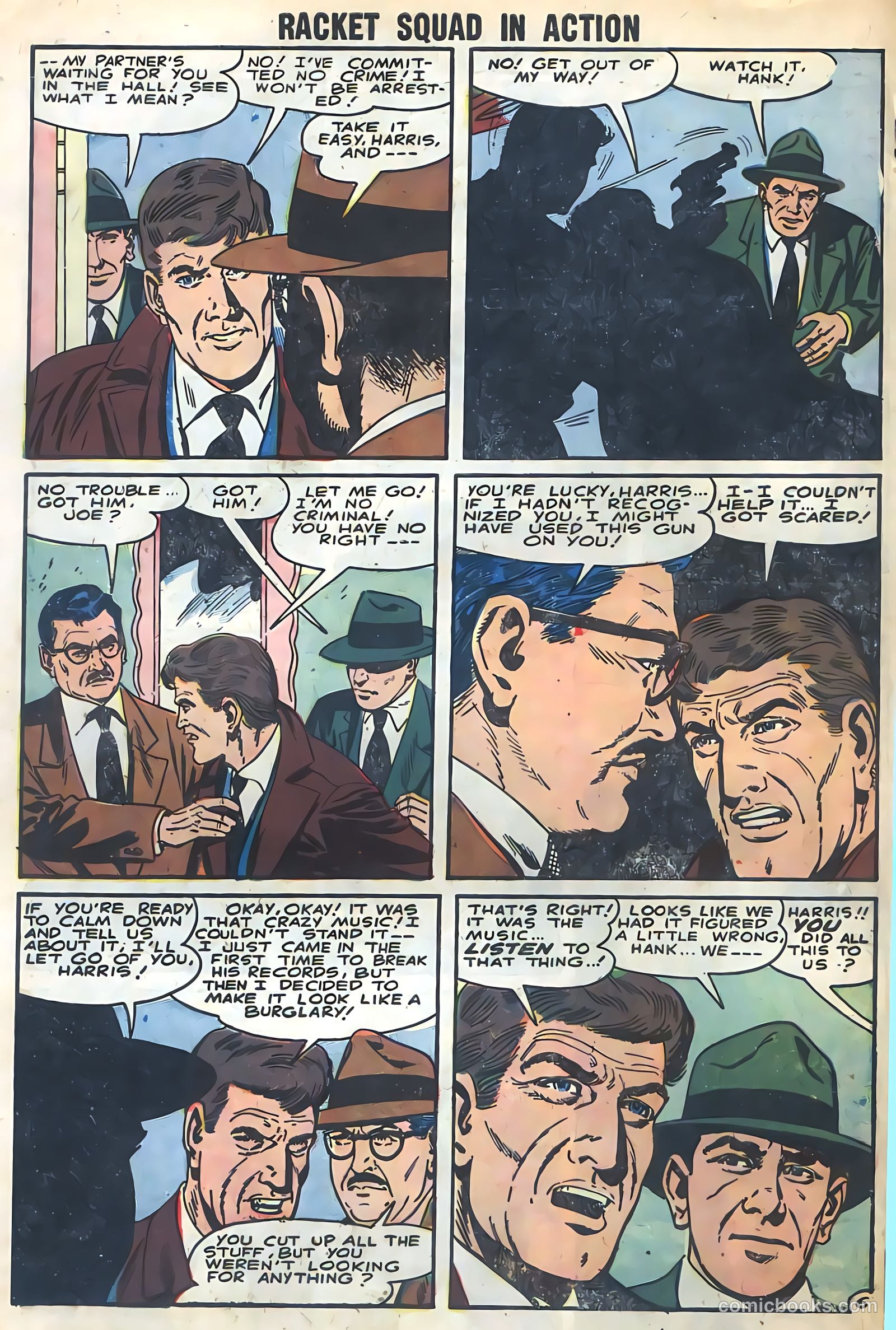 Racket Squad in Action #29 (1958) — page 64 of 68
