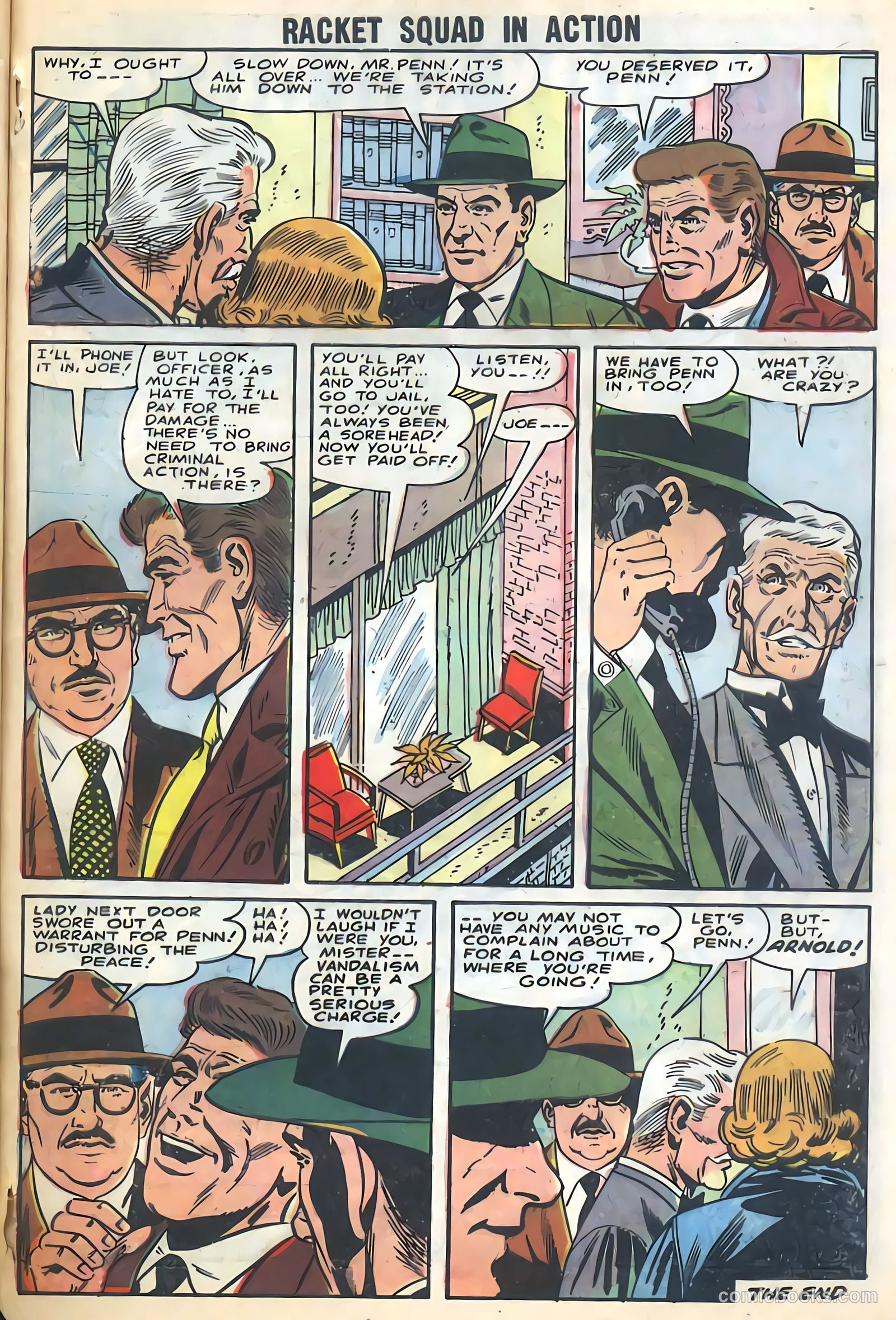 Racket Squad in Action #29 (1958) — page 65 of 68