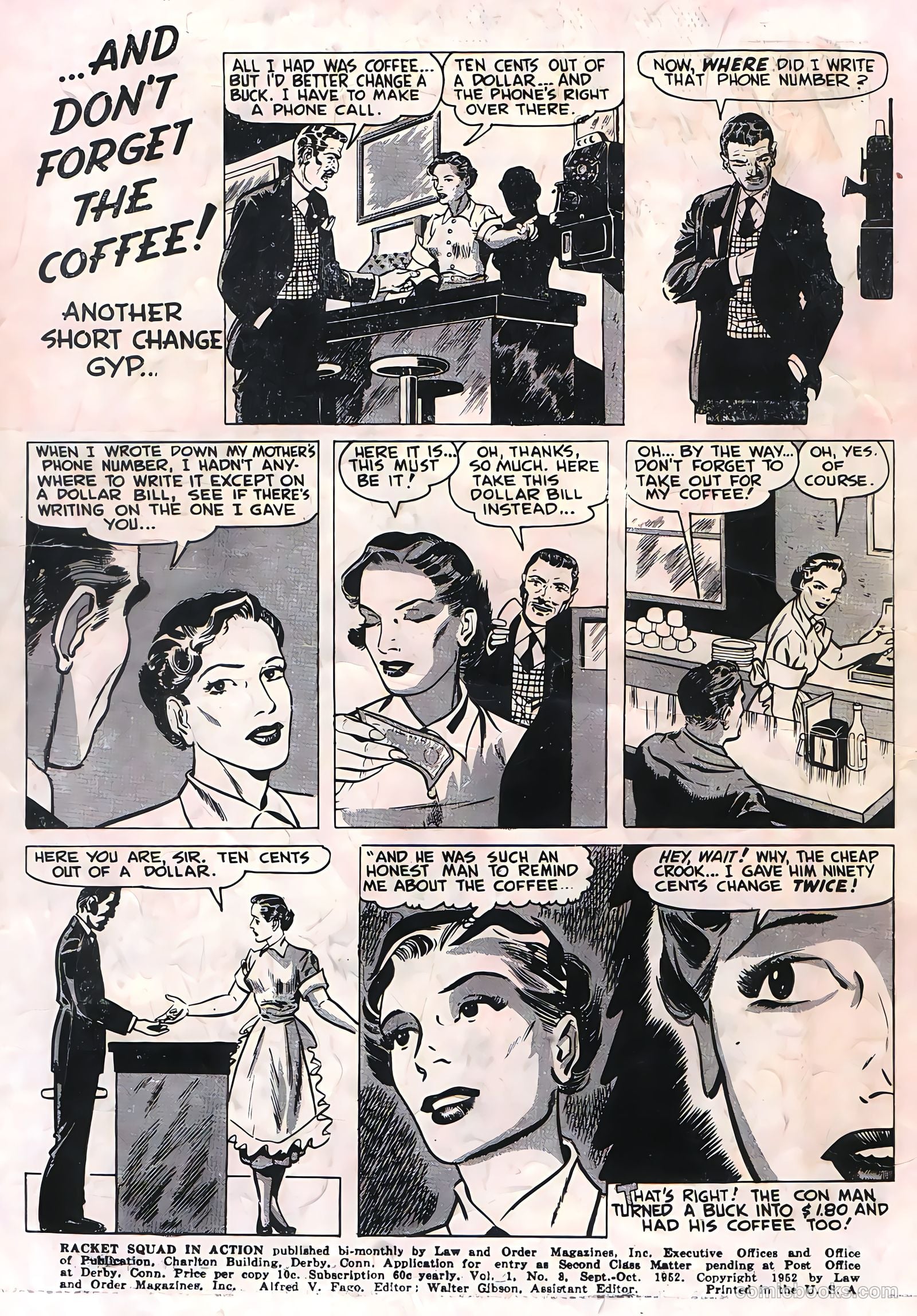 Racket Squad in Action #3 (1952) — page 2 of 36
