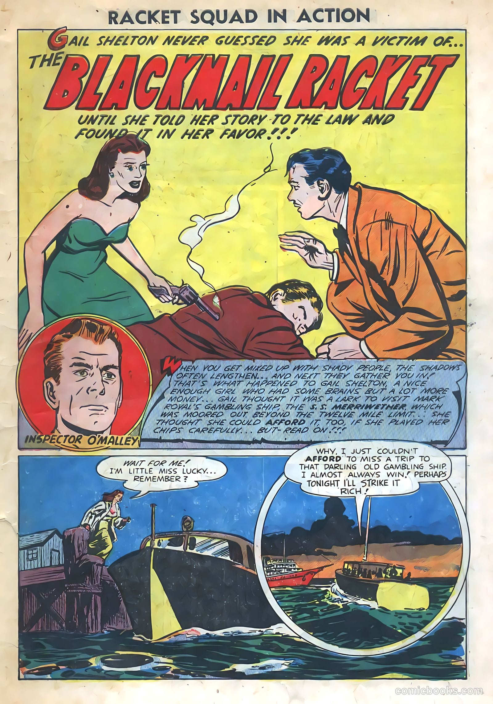 Racket Squad in Action #3 (1952) — page 3 of 36