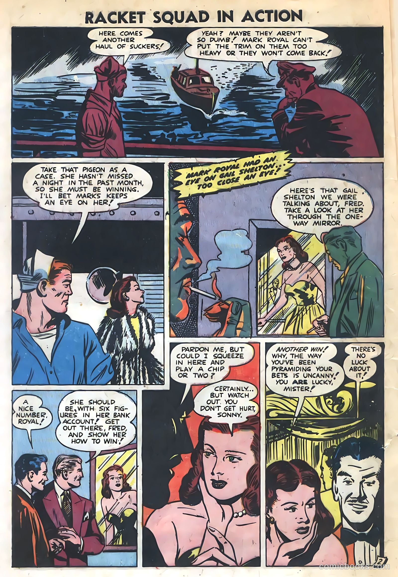 Racket Squad in Action #3 (1952) — page 4 of 36