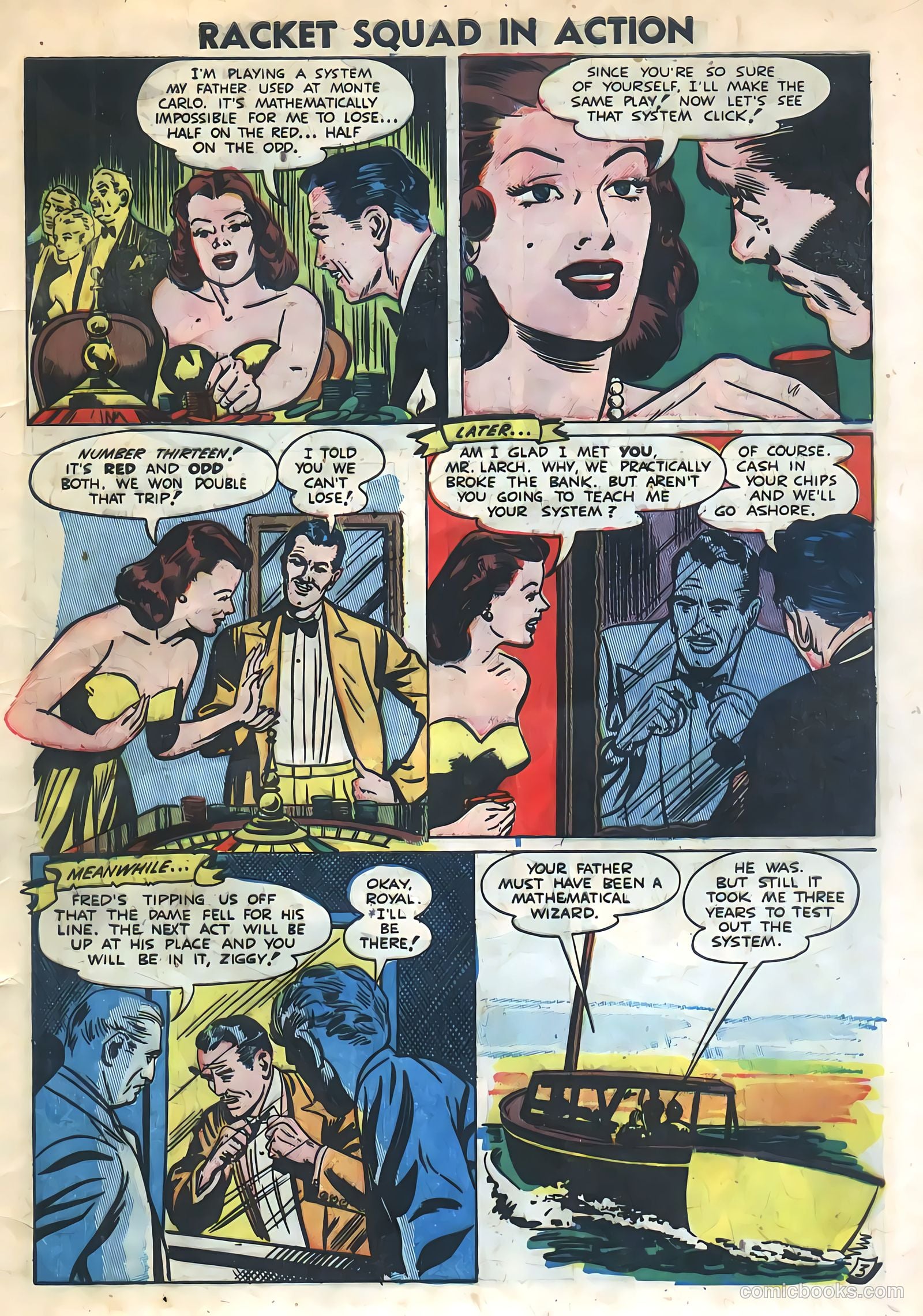 Racket Squad in Action #3 (1952) — page 5 of 36