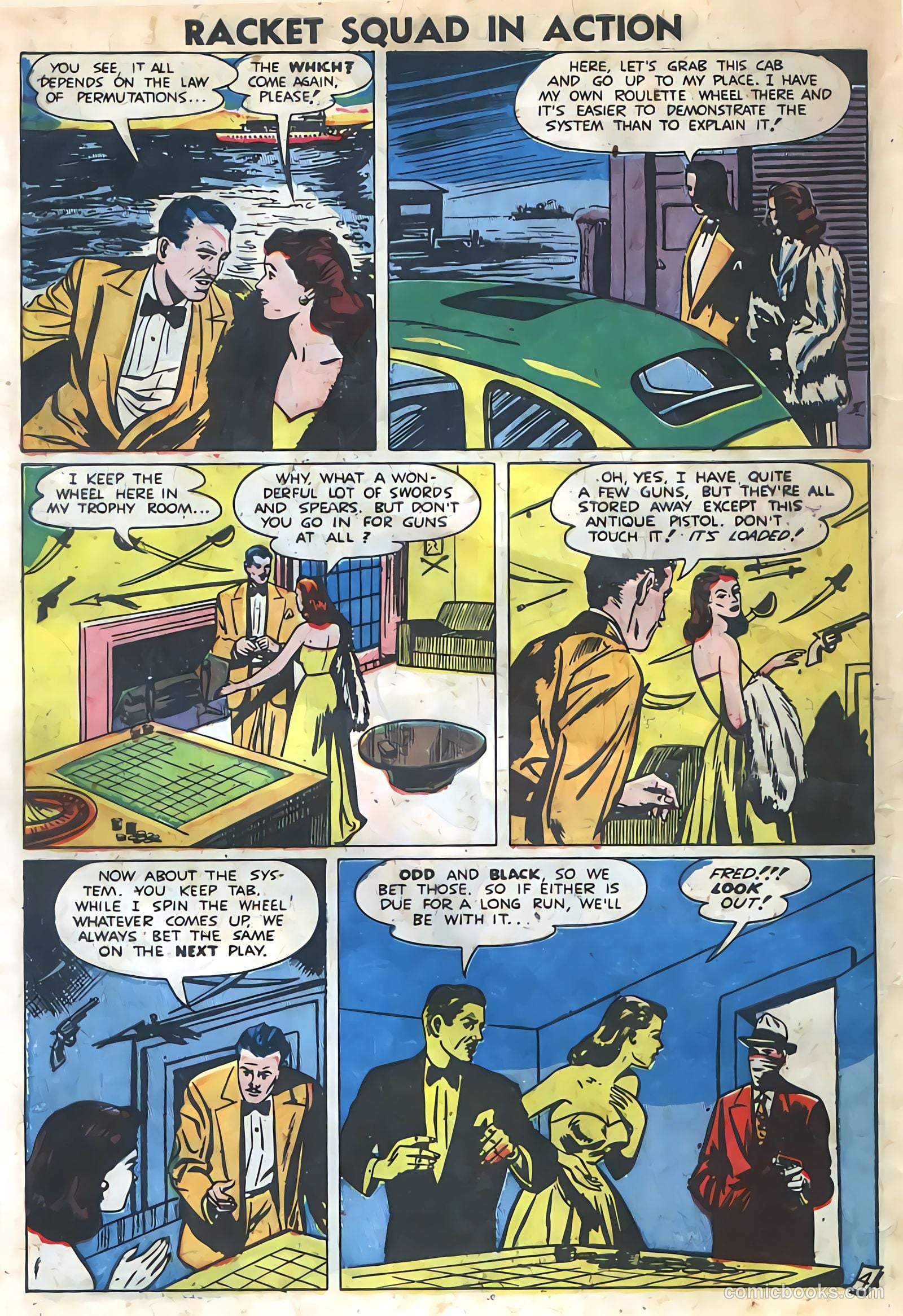 Racket Squad in Action #3 (1952) — page 6 of 36