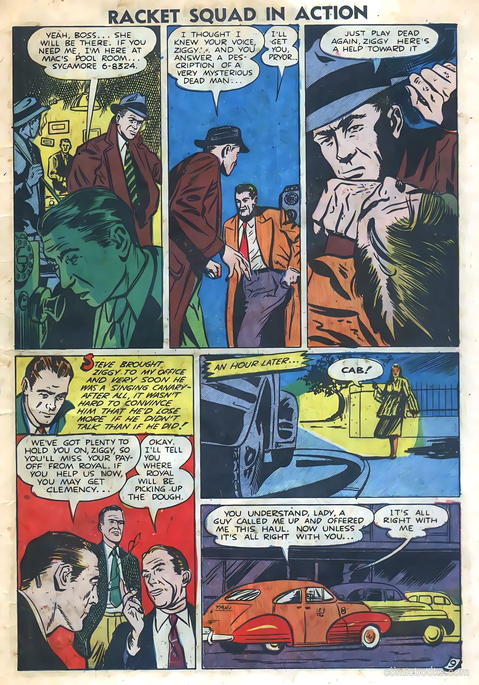 Racket Squad in Action #3 (1952) — page 11 of 36