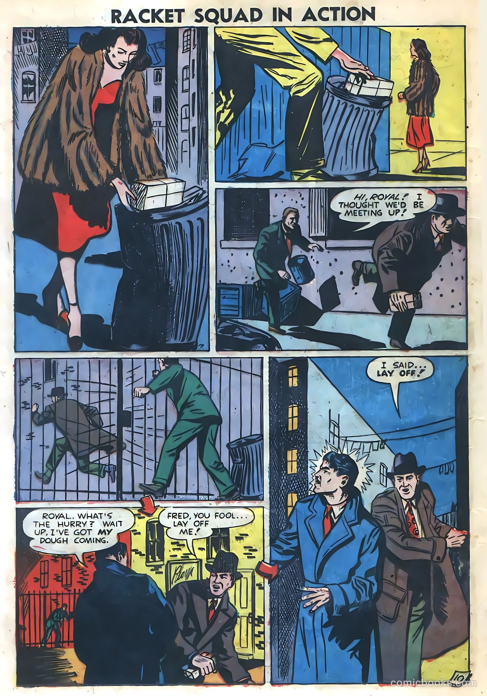 Racket Squad in Action #3 (1952) — page 12 of 36