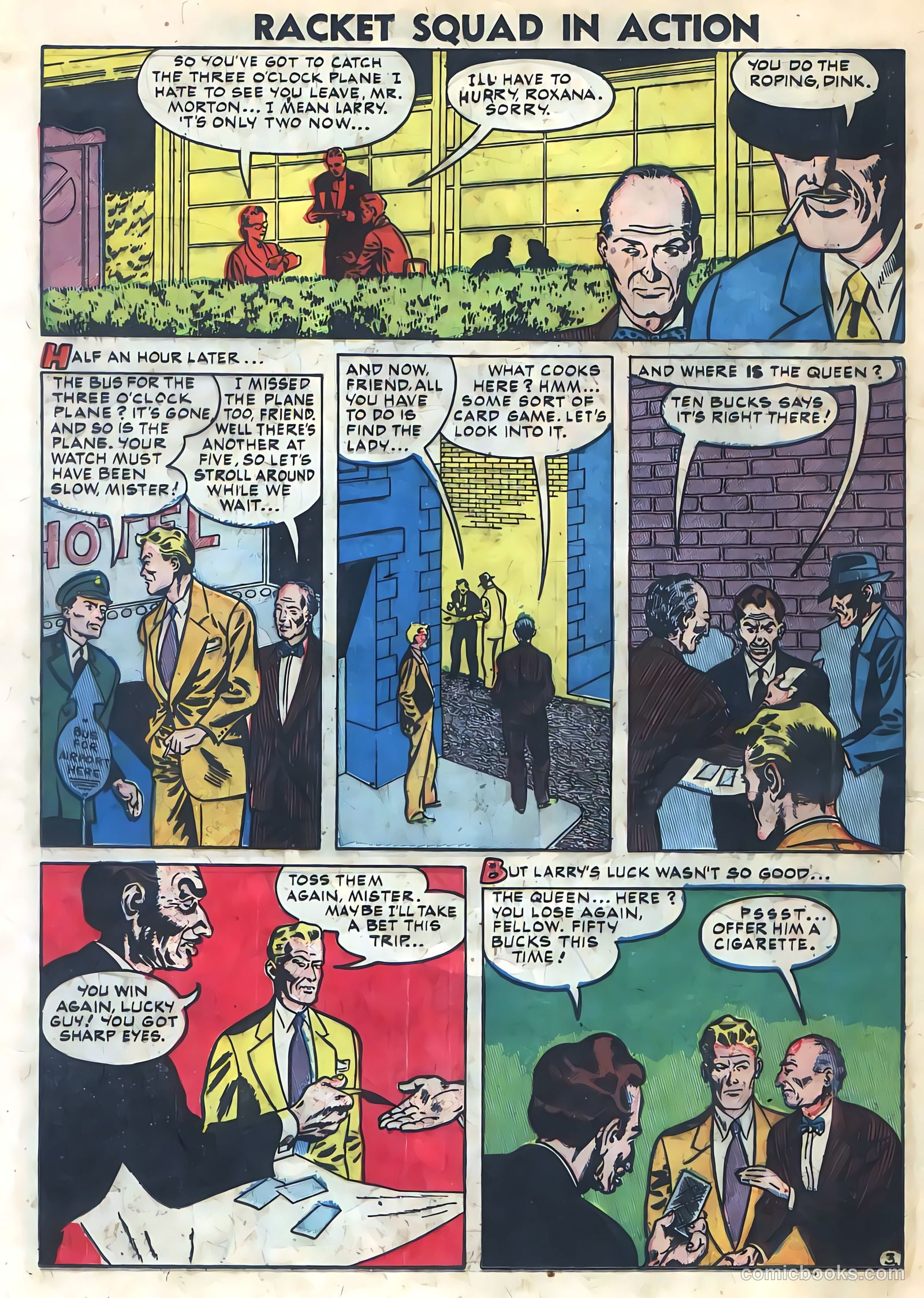 Racket Squad in Action #3 (1952) — page 16 of 36