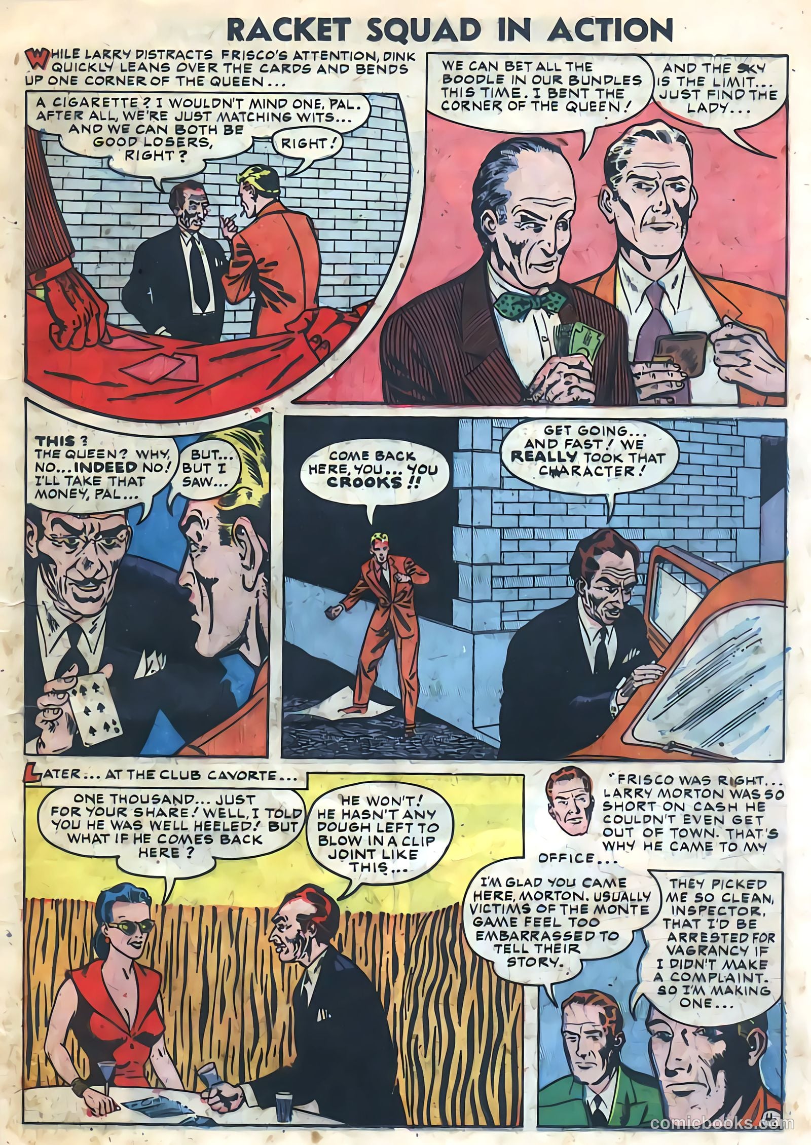 Racket Squad in Action #3 (1952) — page 17 of 36