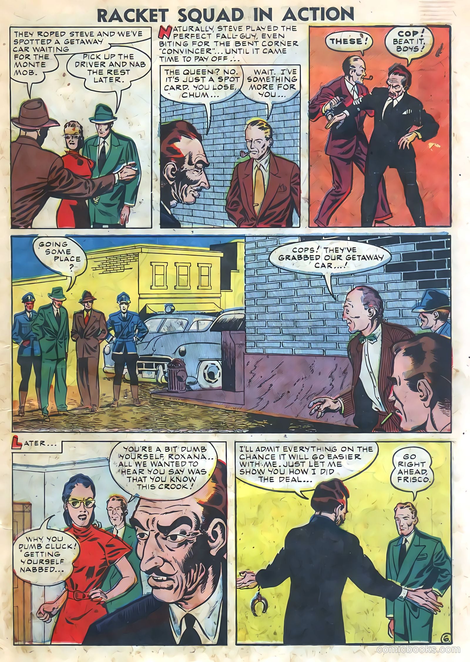Racket Squad in Action #3 (1952) — page 19 of 36