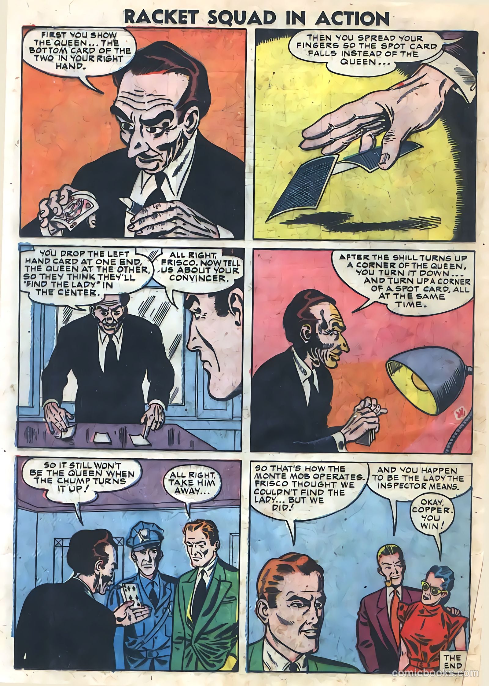 Racket Squad in Action #3 (1952) — page 20 of 36