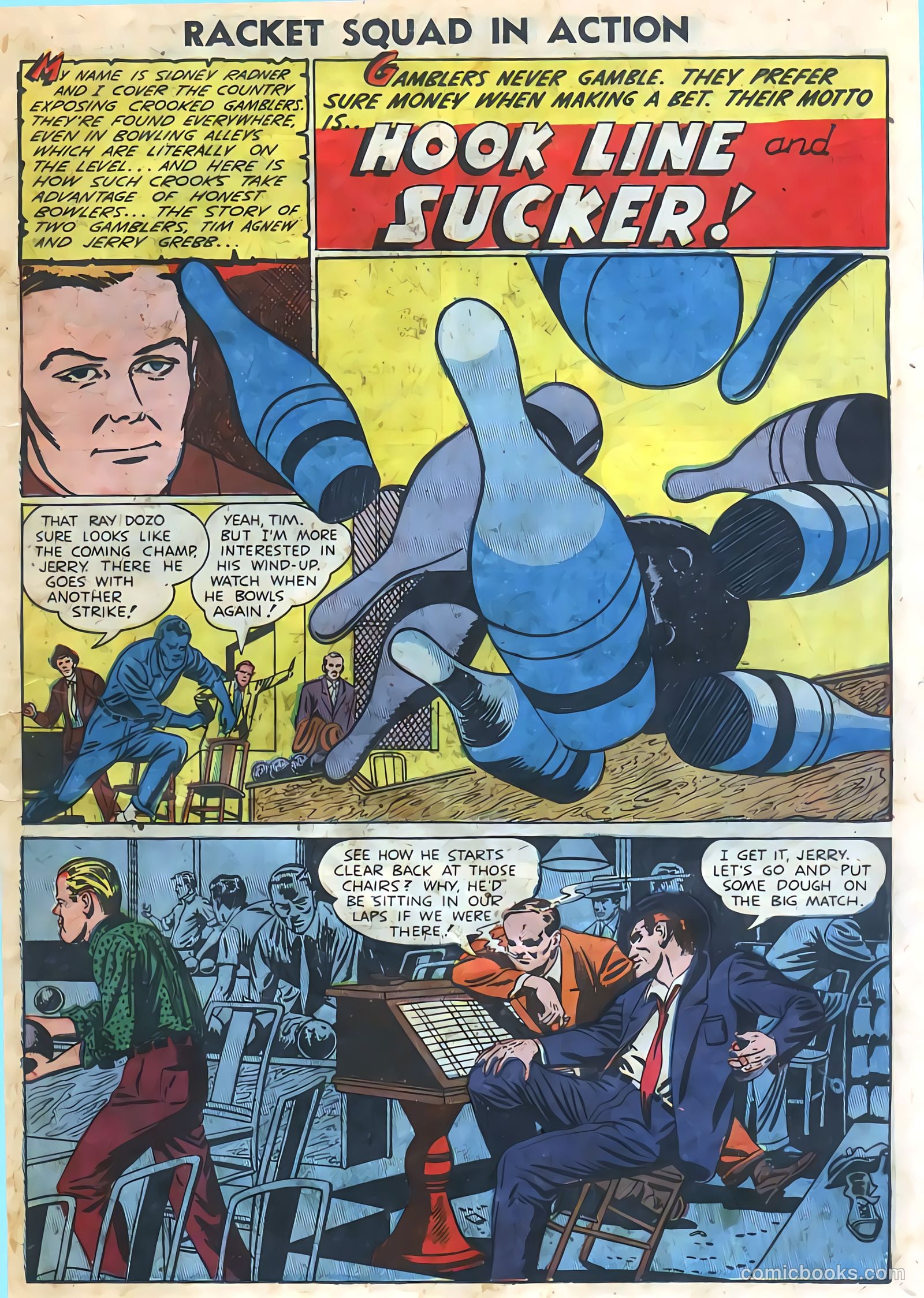 Racket Squad in Action #3 (1952) — page 23 of 36