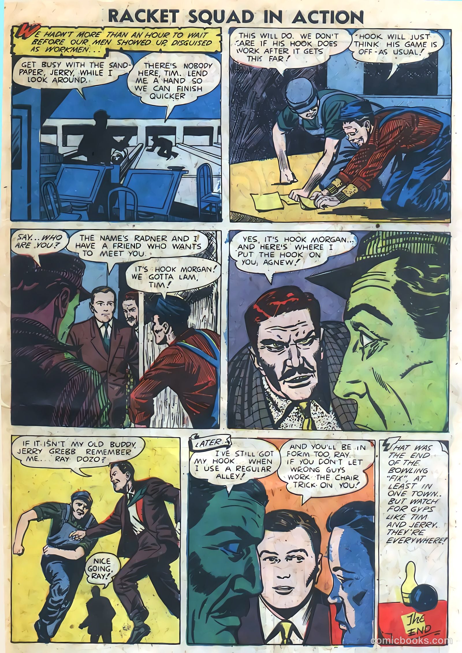 Racket Squad in Action #3 (1952) — page 27 of 36