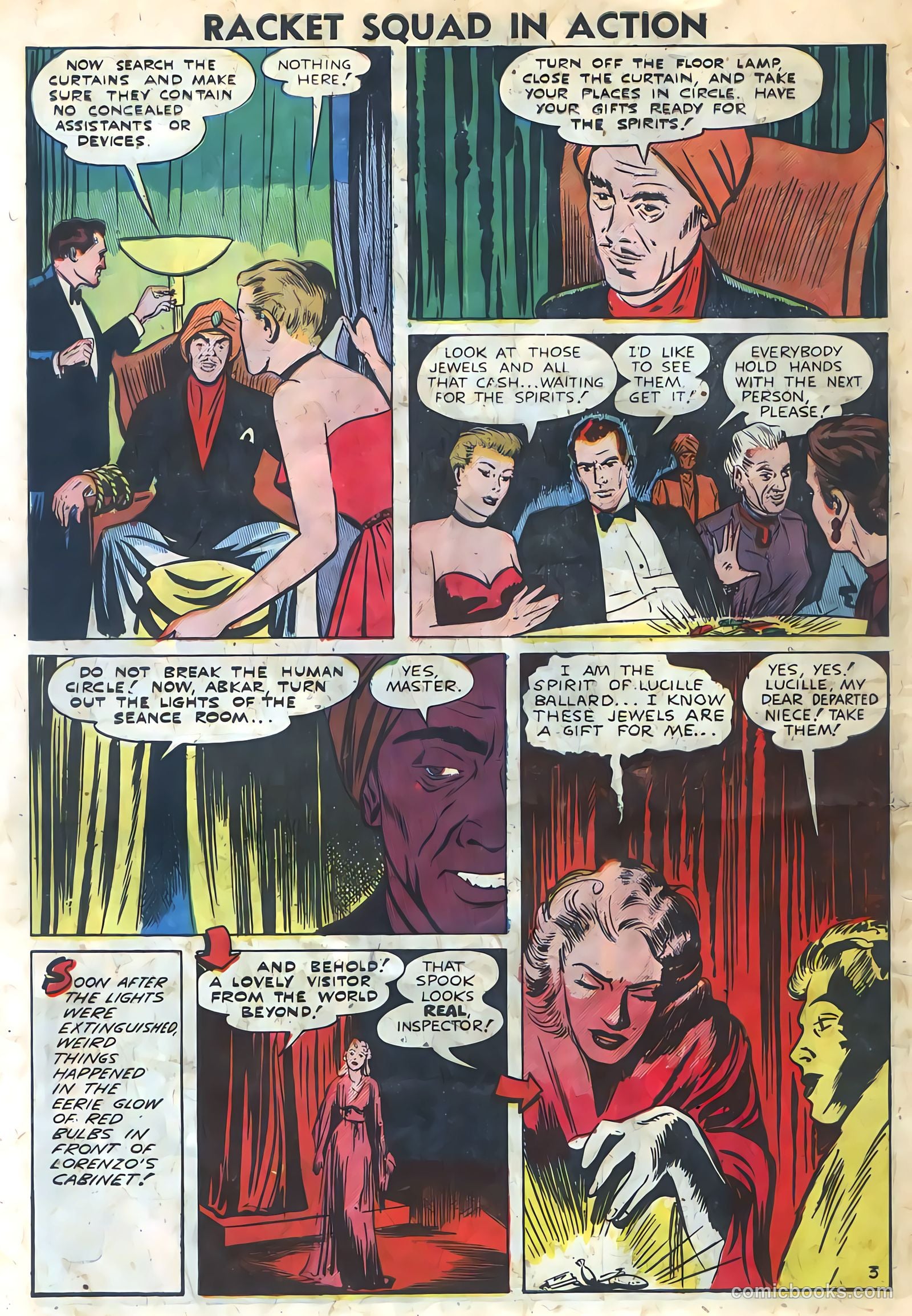 Racket Squad in Action #3 (1952) — page 30 of 36