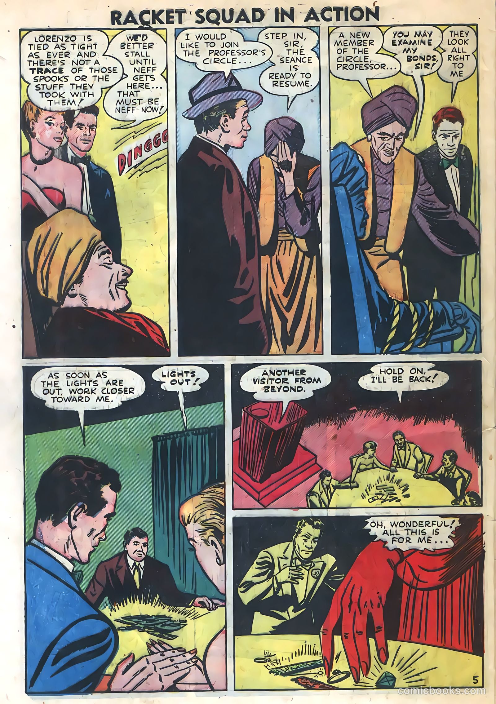 Racket Squad in Action #3 (1952) — page 32 of 36