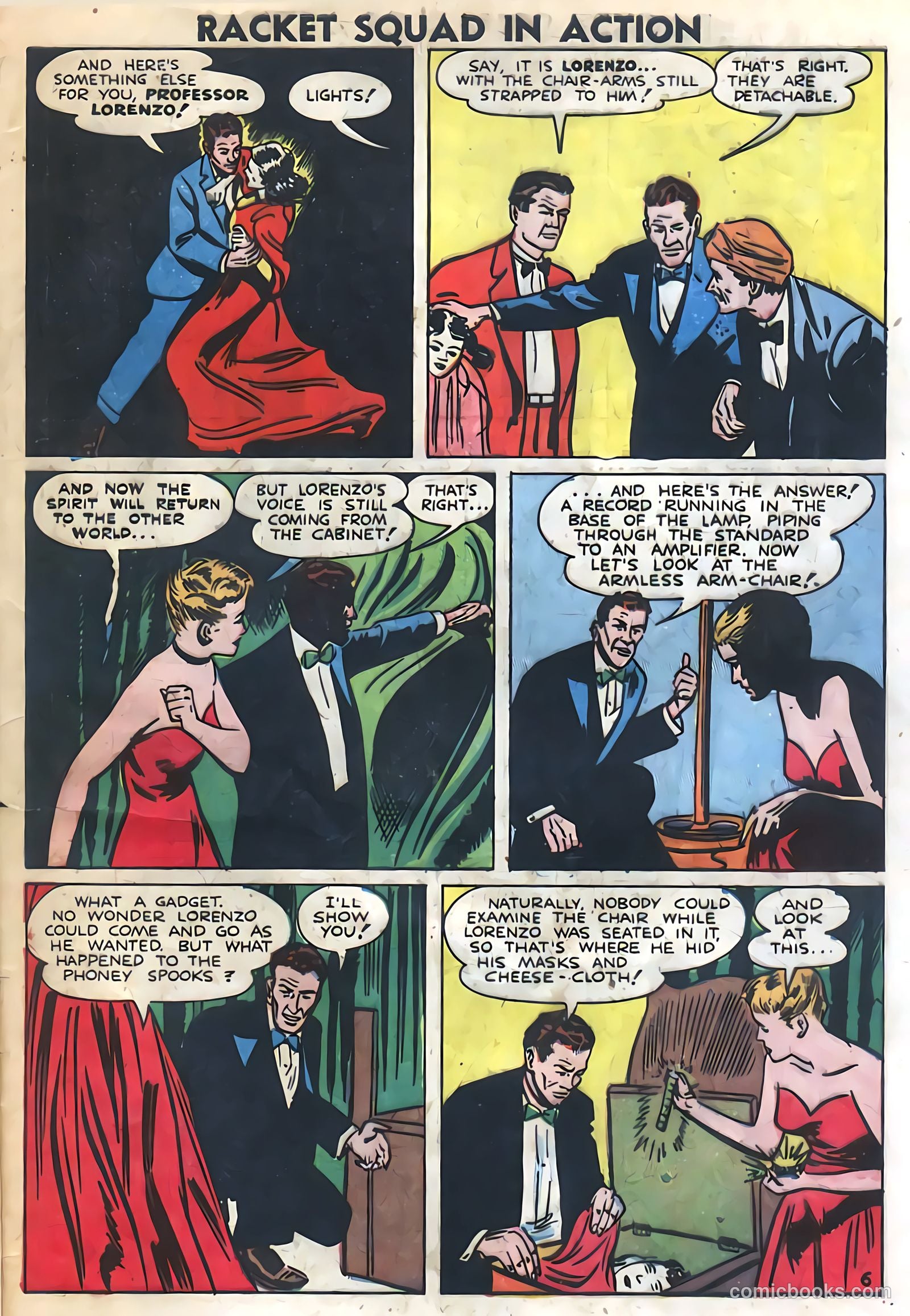 Racket Squad in Action #3 (1952) — page 33 of 36