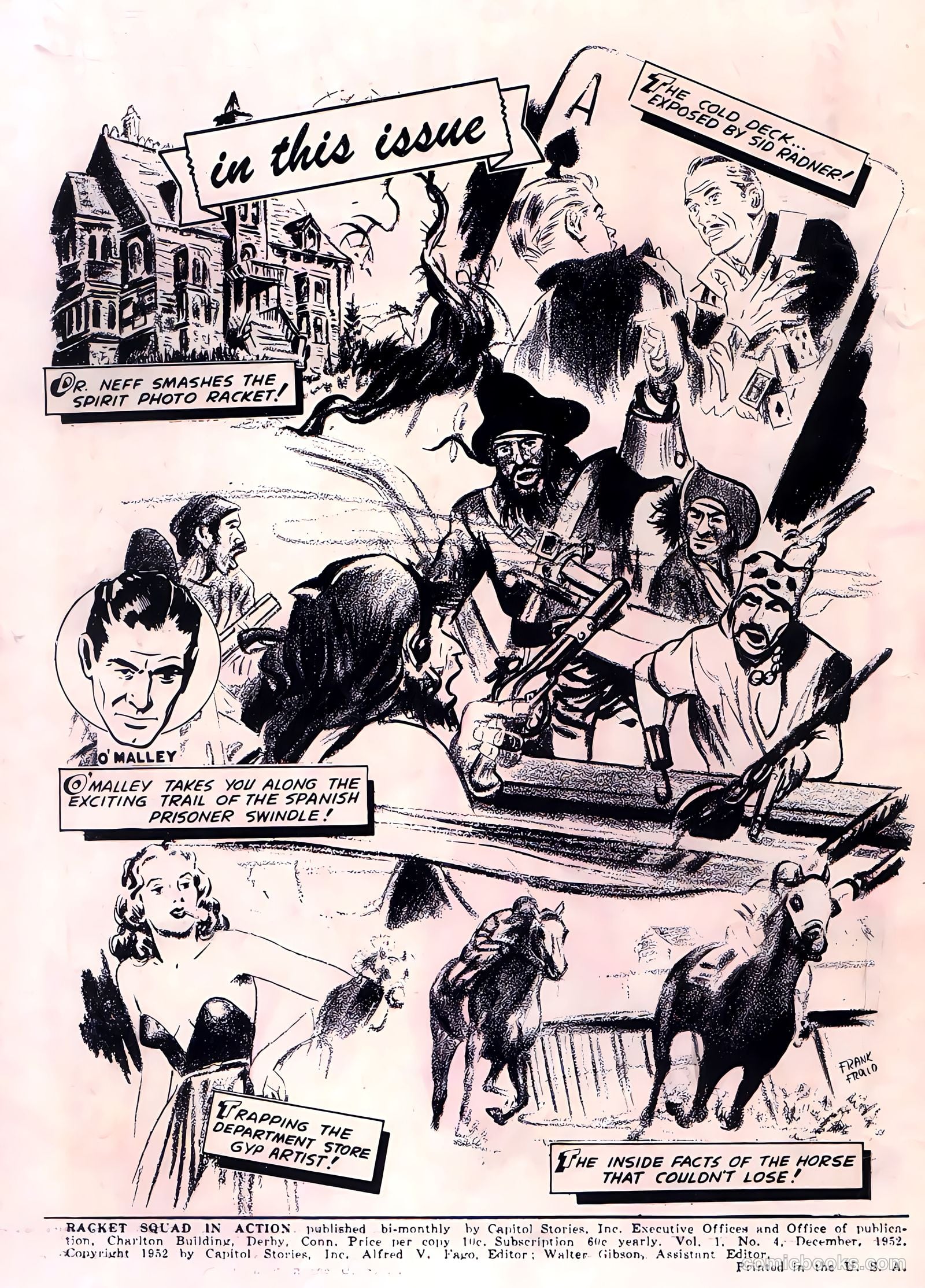 Racket Squad in Action #4 (1952) — page 2 of 36