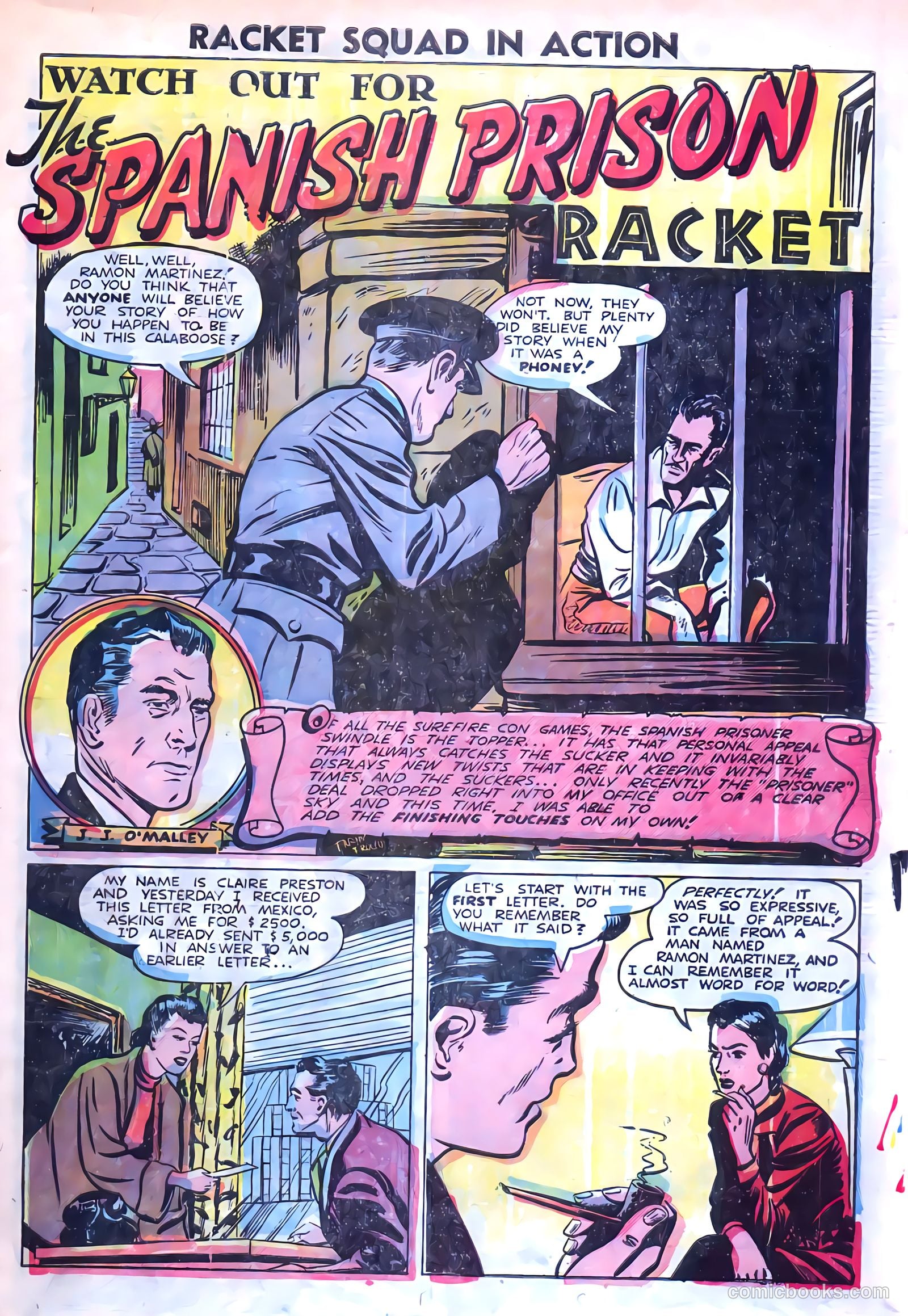 Racket Squad in Action #4 (1952) — page 3 of 36