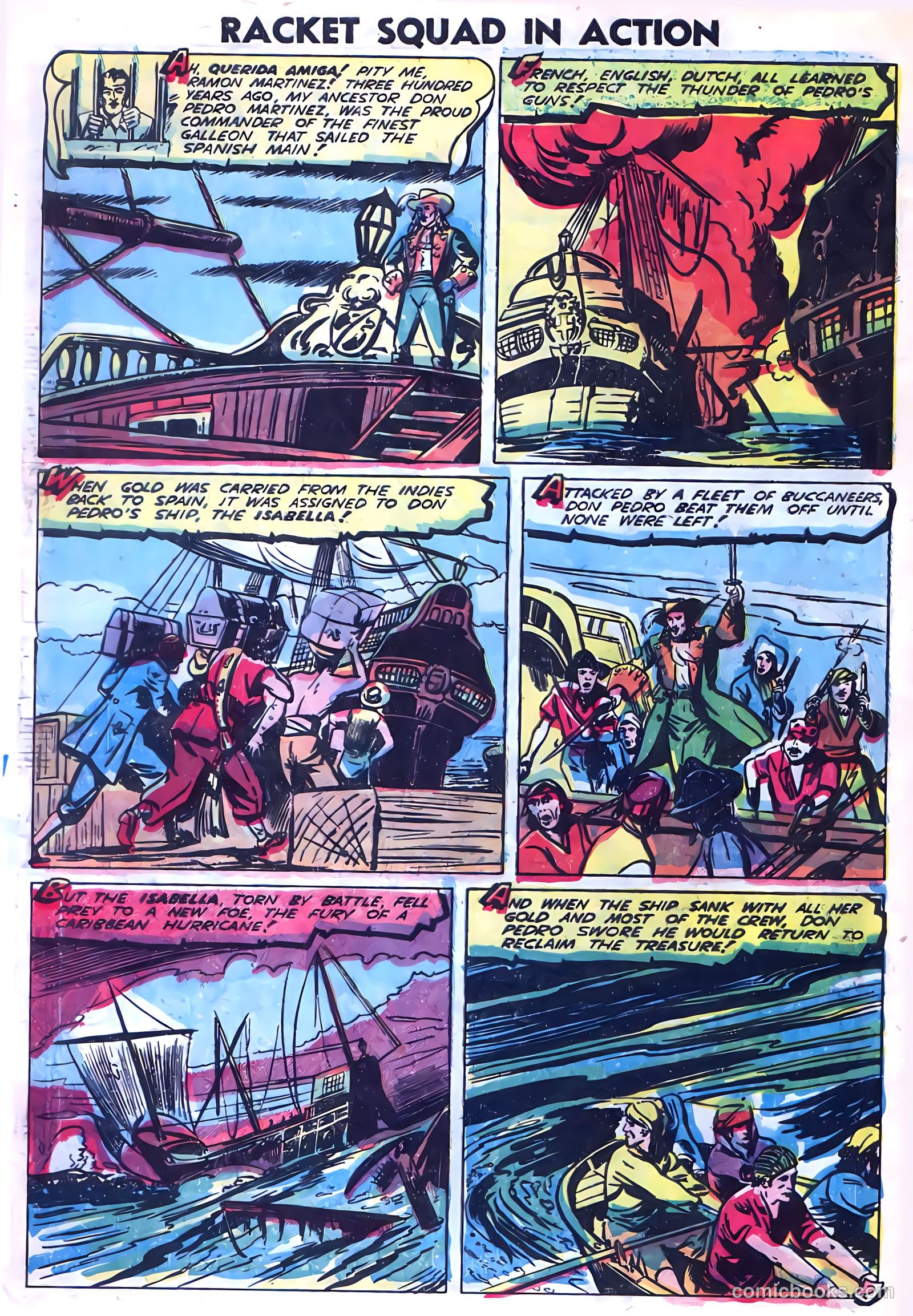 Racket Squad in Action #4 (1952) — page 4 of 36