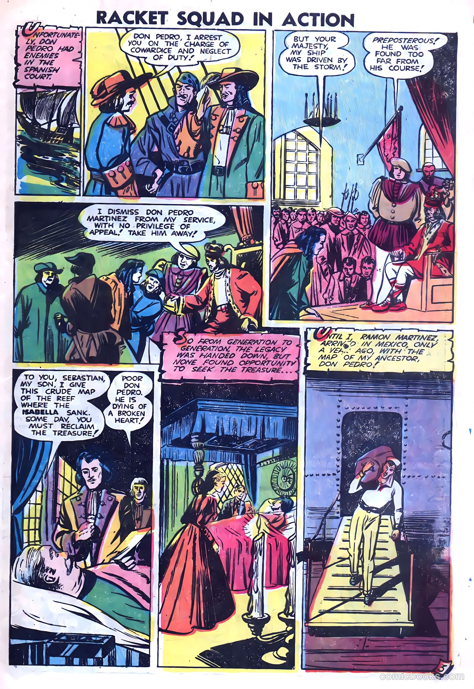 Racket Squad in Action #4 (1952) — page 5 of 36